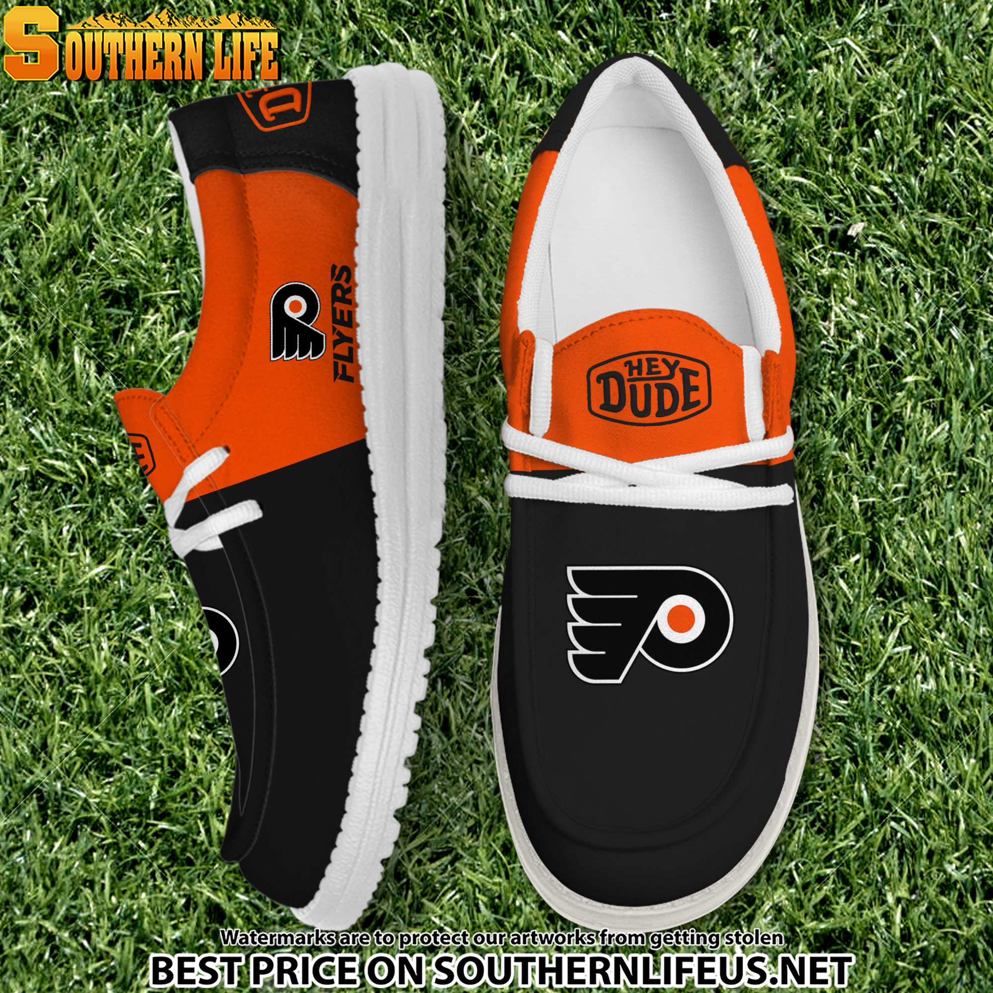 footwearelite philadelphia flyers custom name hey dude shoes gjqyd