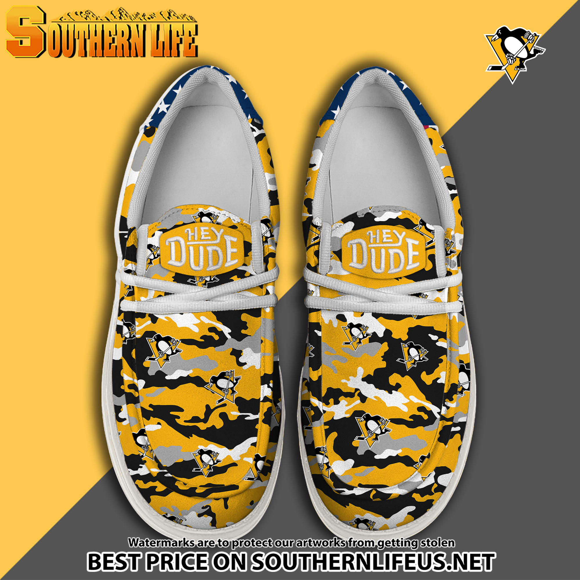 footwearelite pittsburgh penguins custom name hey dude shoes 6xihf