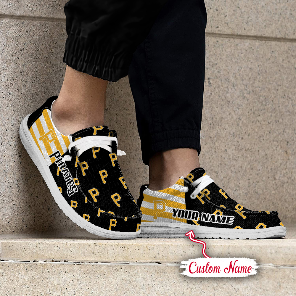 footwearelite pittsburgh pirates custom name hey dude shoes aitrw