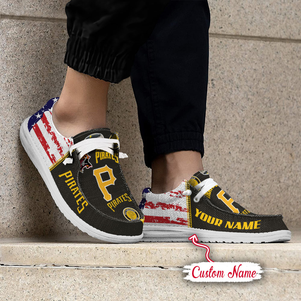 footwearelite pittsburgh pirates custom name hey dude shoes yivqa