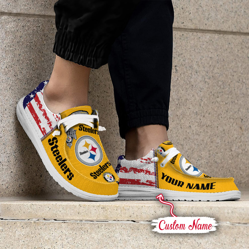 footwearelite pittsburgh steelers custom name hey dude shoes 9toca