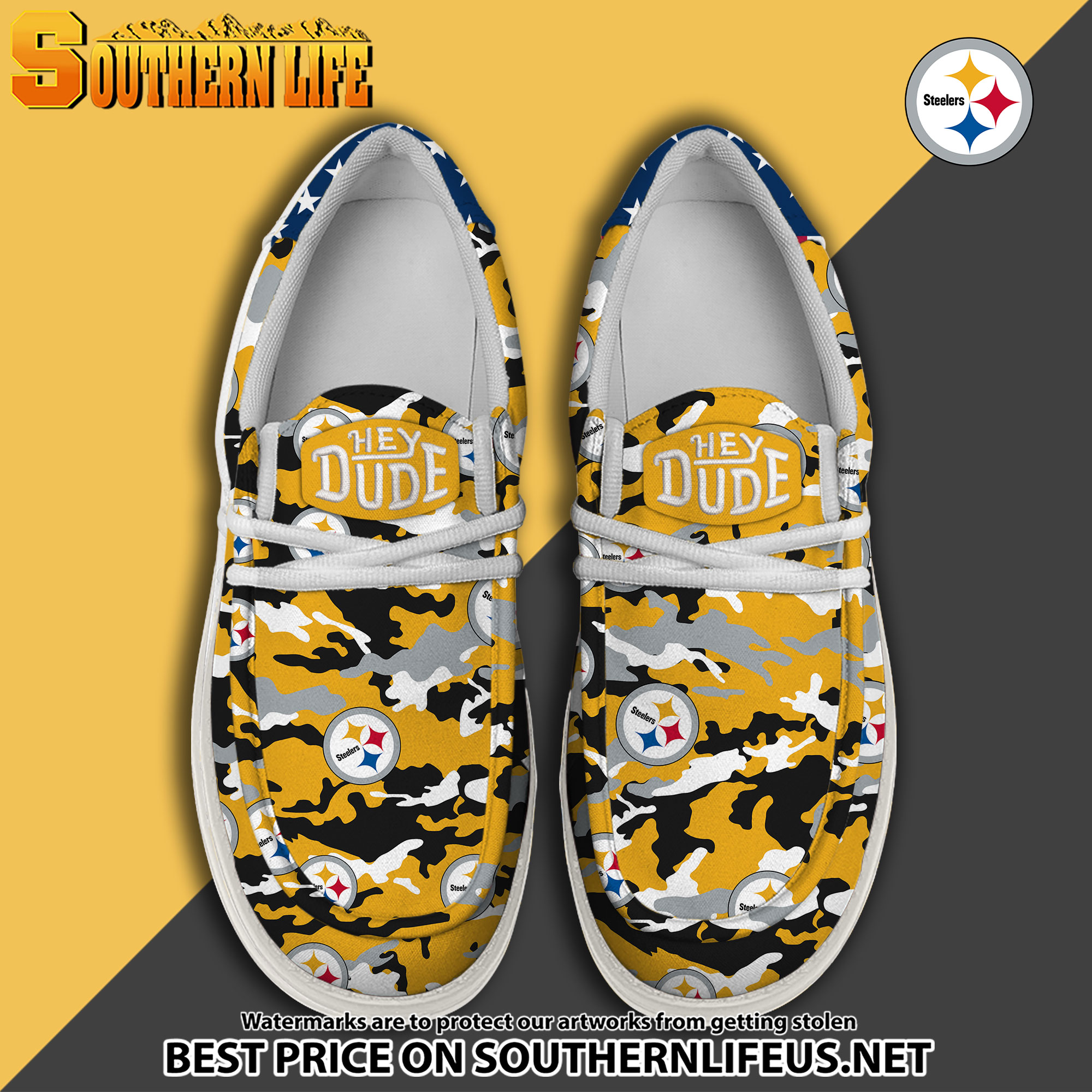 footwearelite pittsburgh steelers custom name hey dude shoes b3qnb