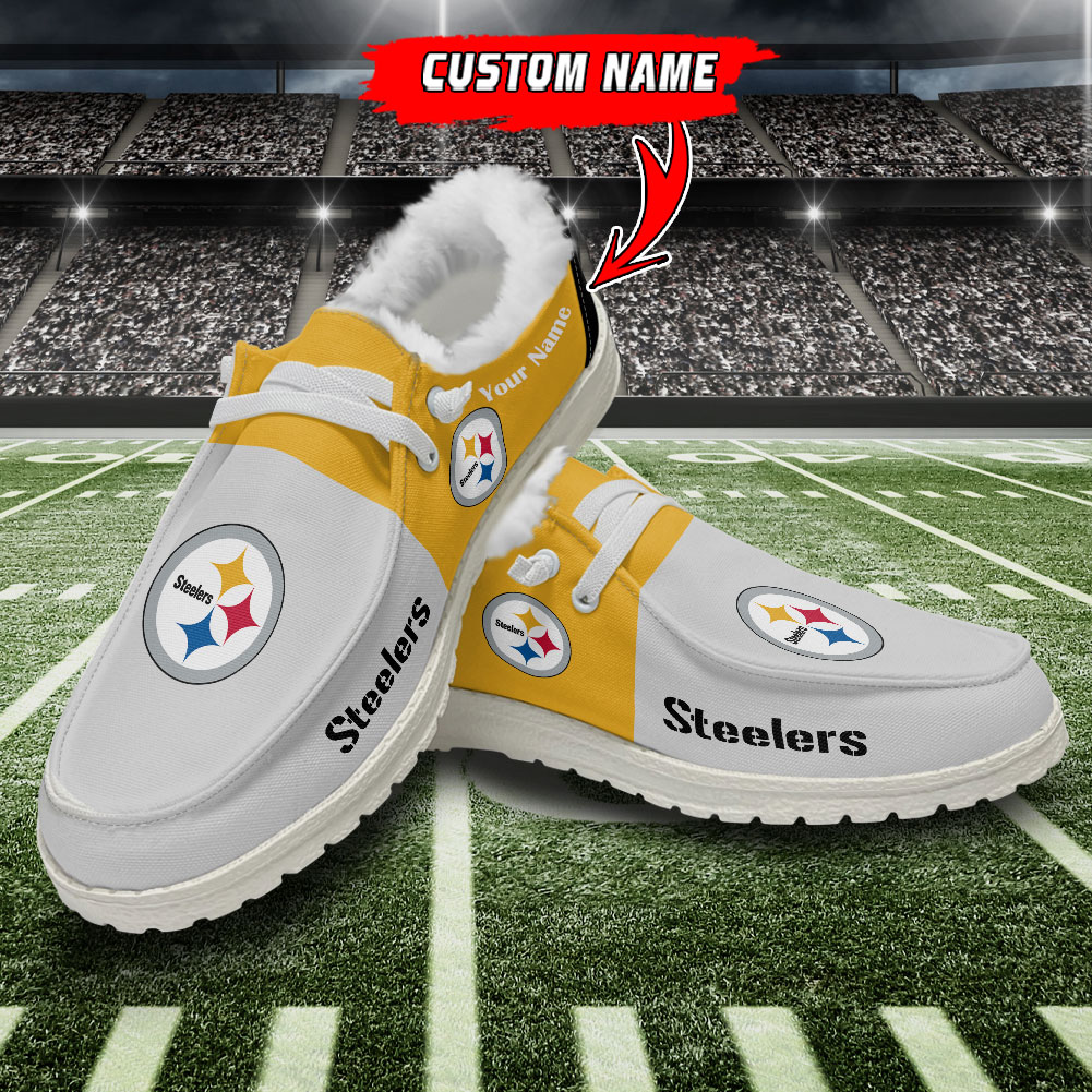 footwearelite pittsburgh steelers custom name hey dude shoes hdxbb