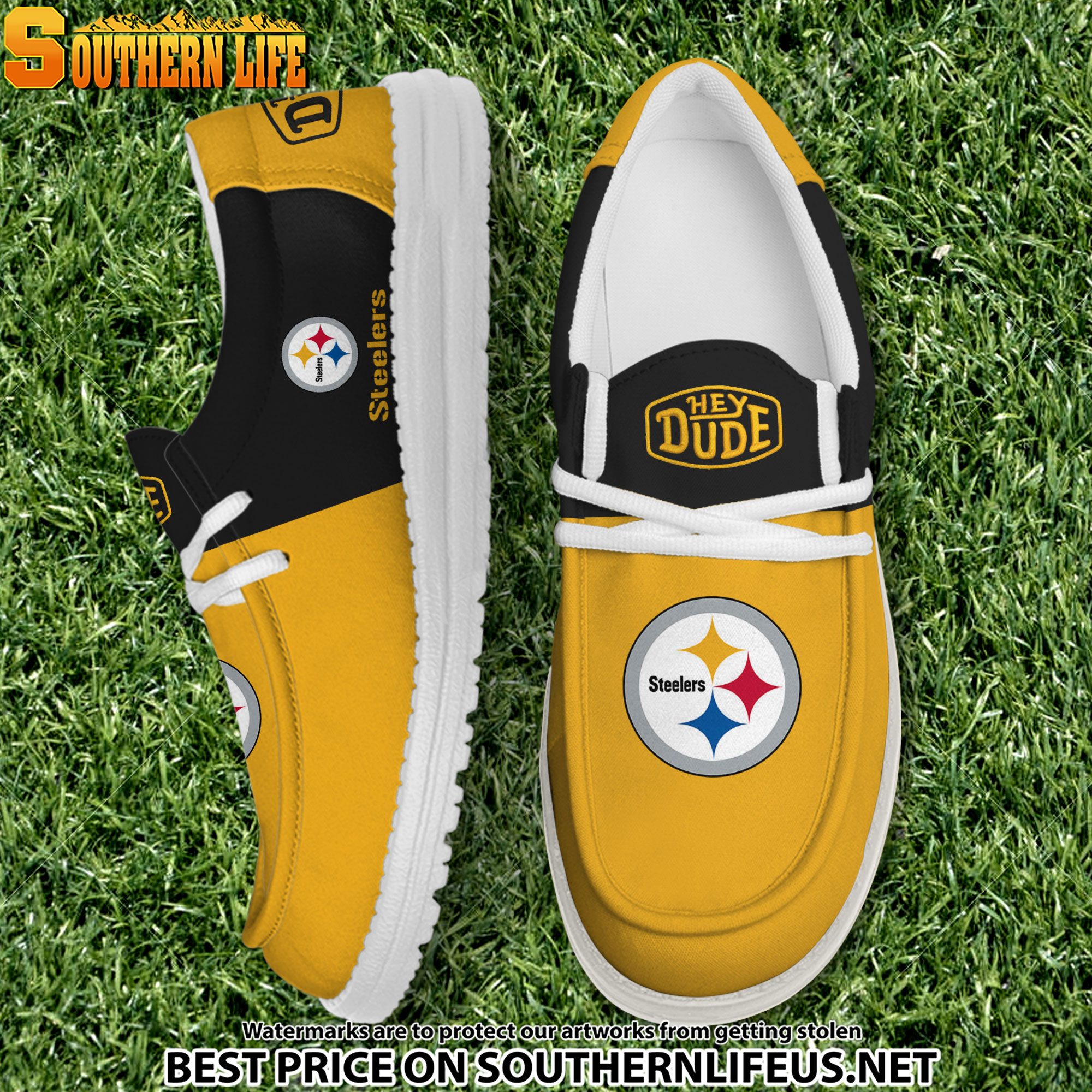 footwearelite pittsburgh steelers custom name hey dude shoes ieauc