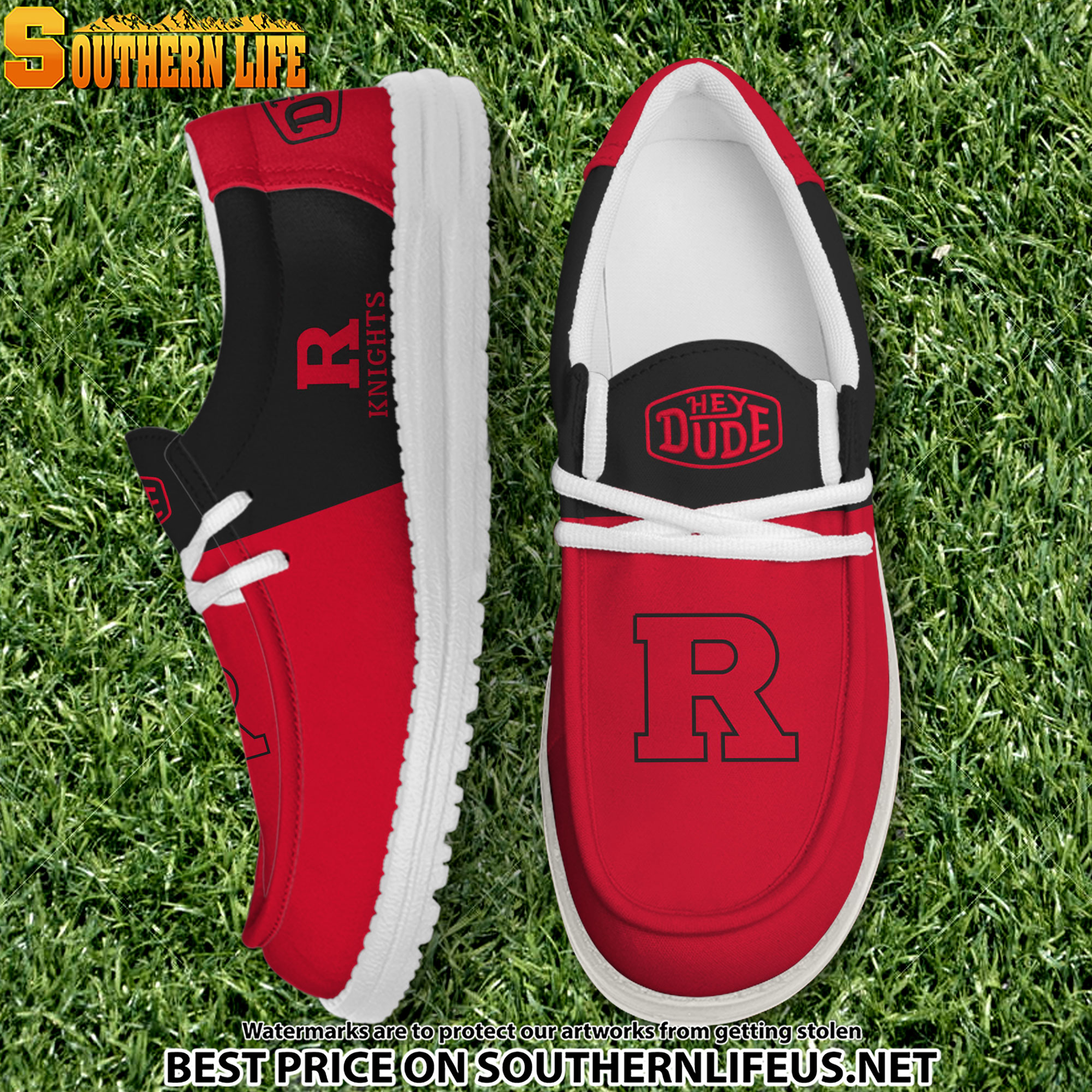 footwearelite rutgers scarlet knights custom name hey dude shoes jzeab