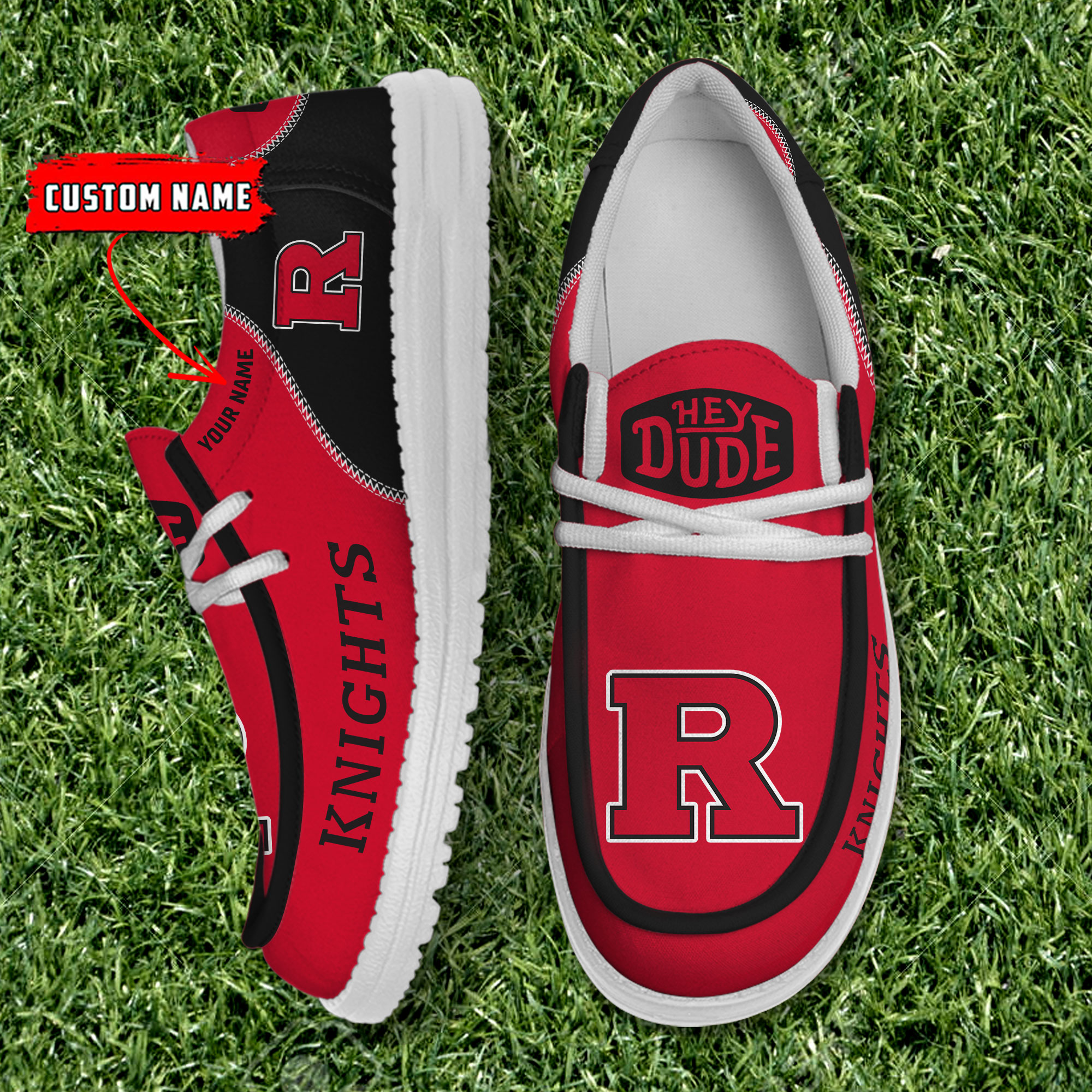 footwearelite rutgers scarlet knights custom name hey dude shoes ksxjj