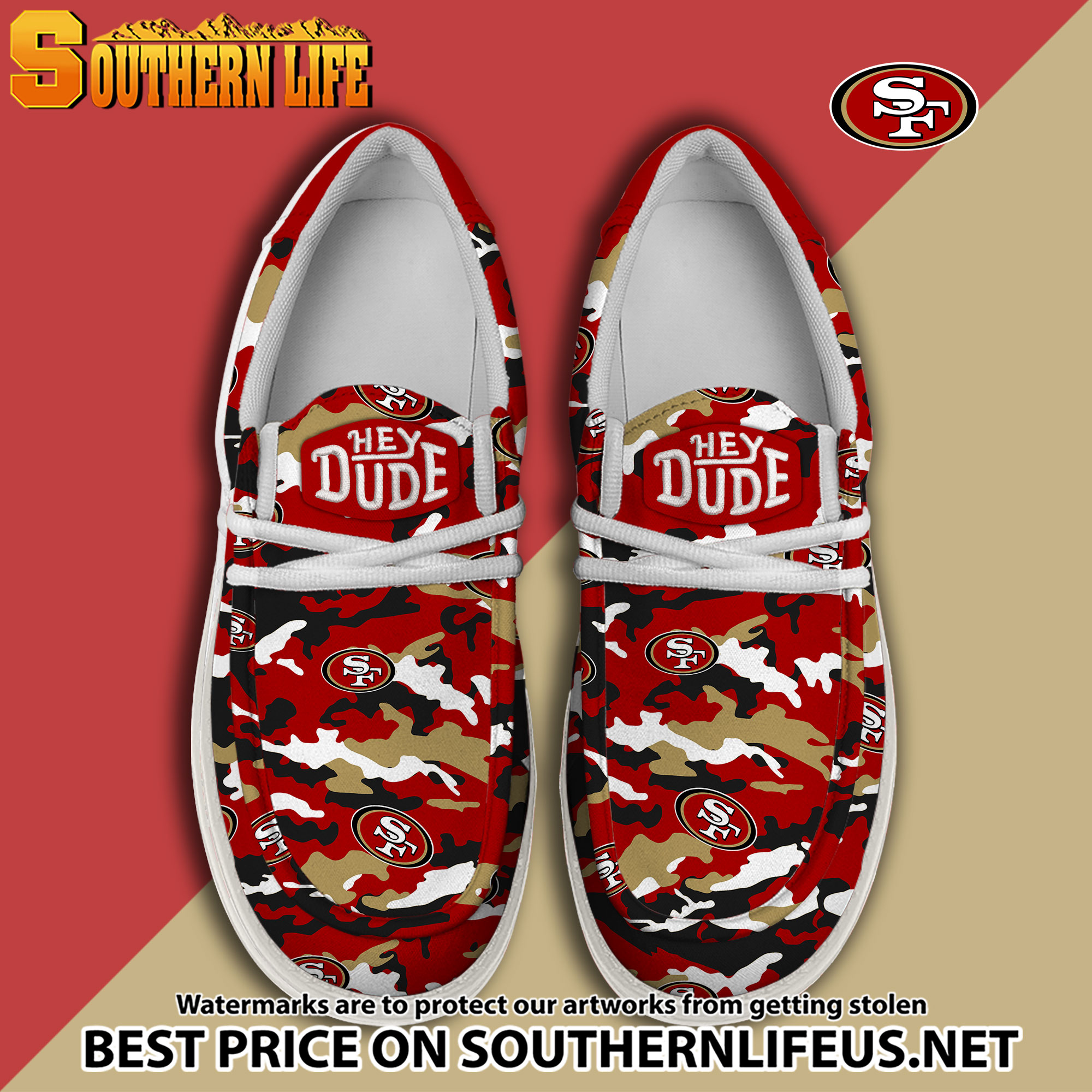 footwearelite san francisco 49ers custom name hey dude shoes xl7q7