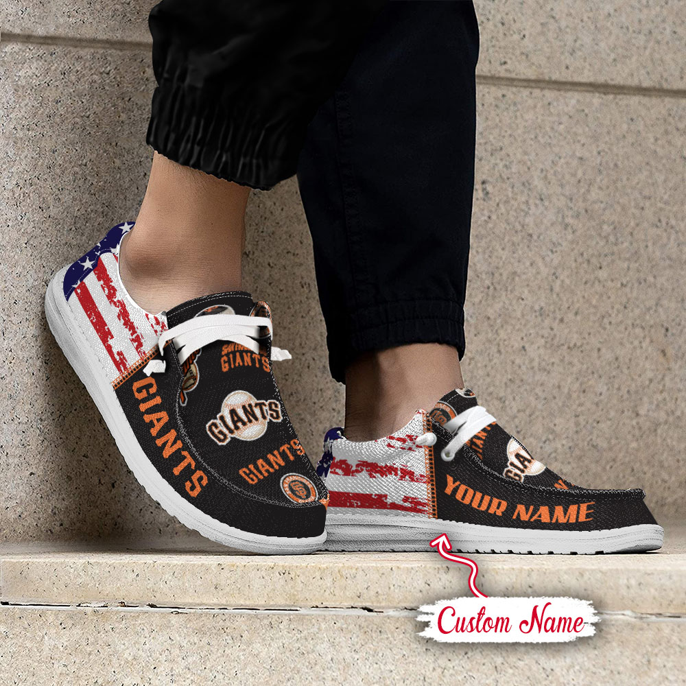 footwearelite san francisco giants custom name hey dude shoes vlwem