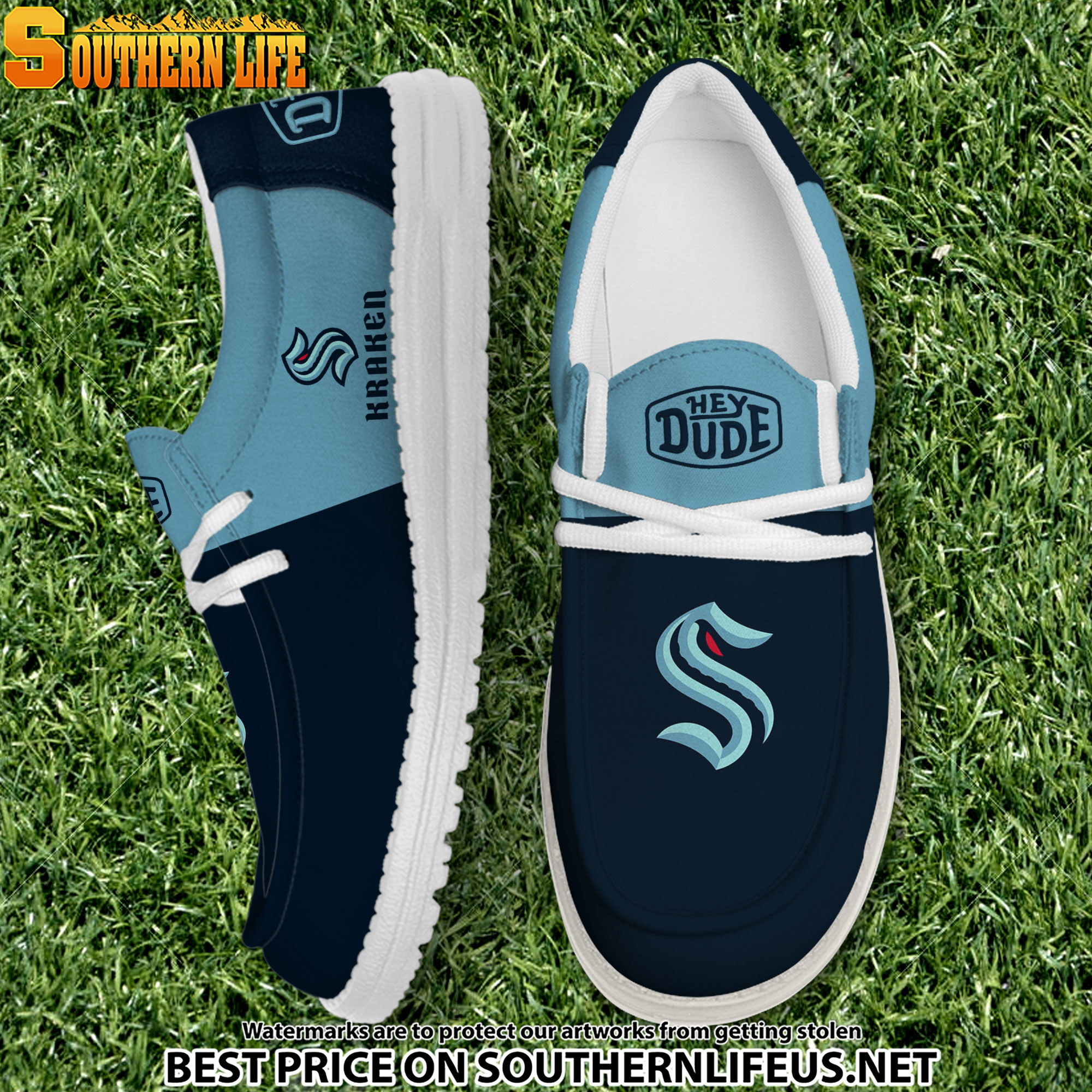 footwearelite seattle kraken custom name hey dude shoes c45qa