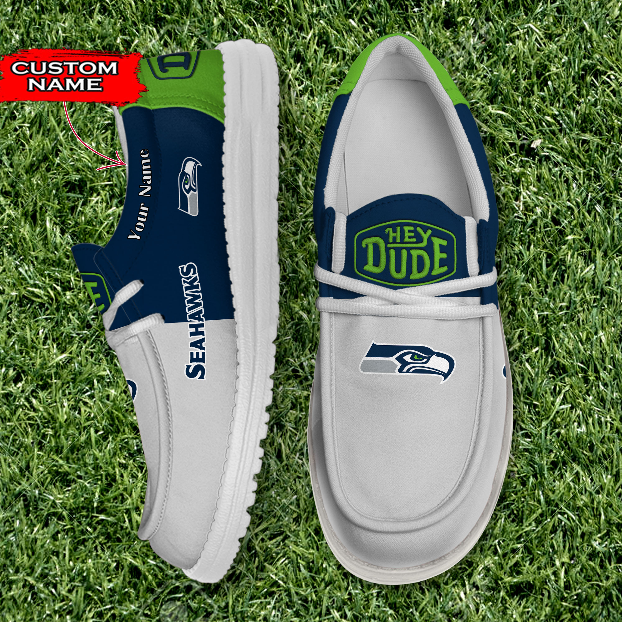 footwearelite seattle seahawks custom name hey dude shoes 1x6te