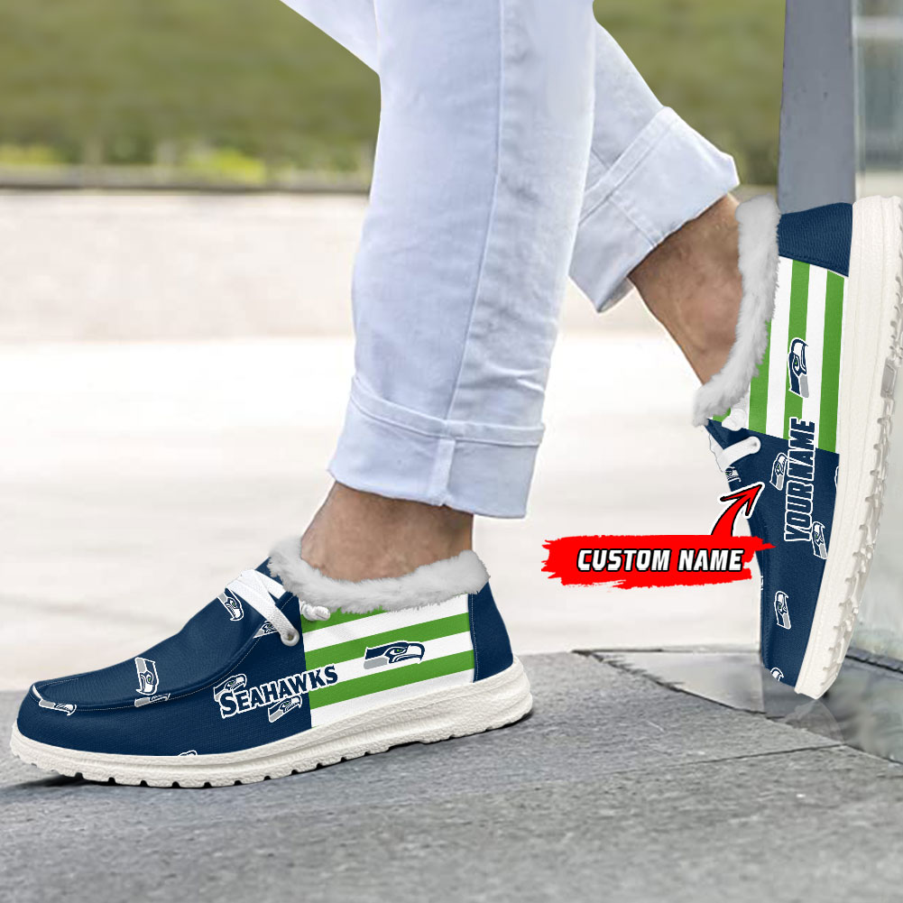 footwearelite seattle seahawks custom name hey dude shoes 4ukcb