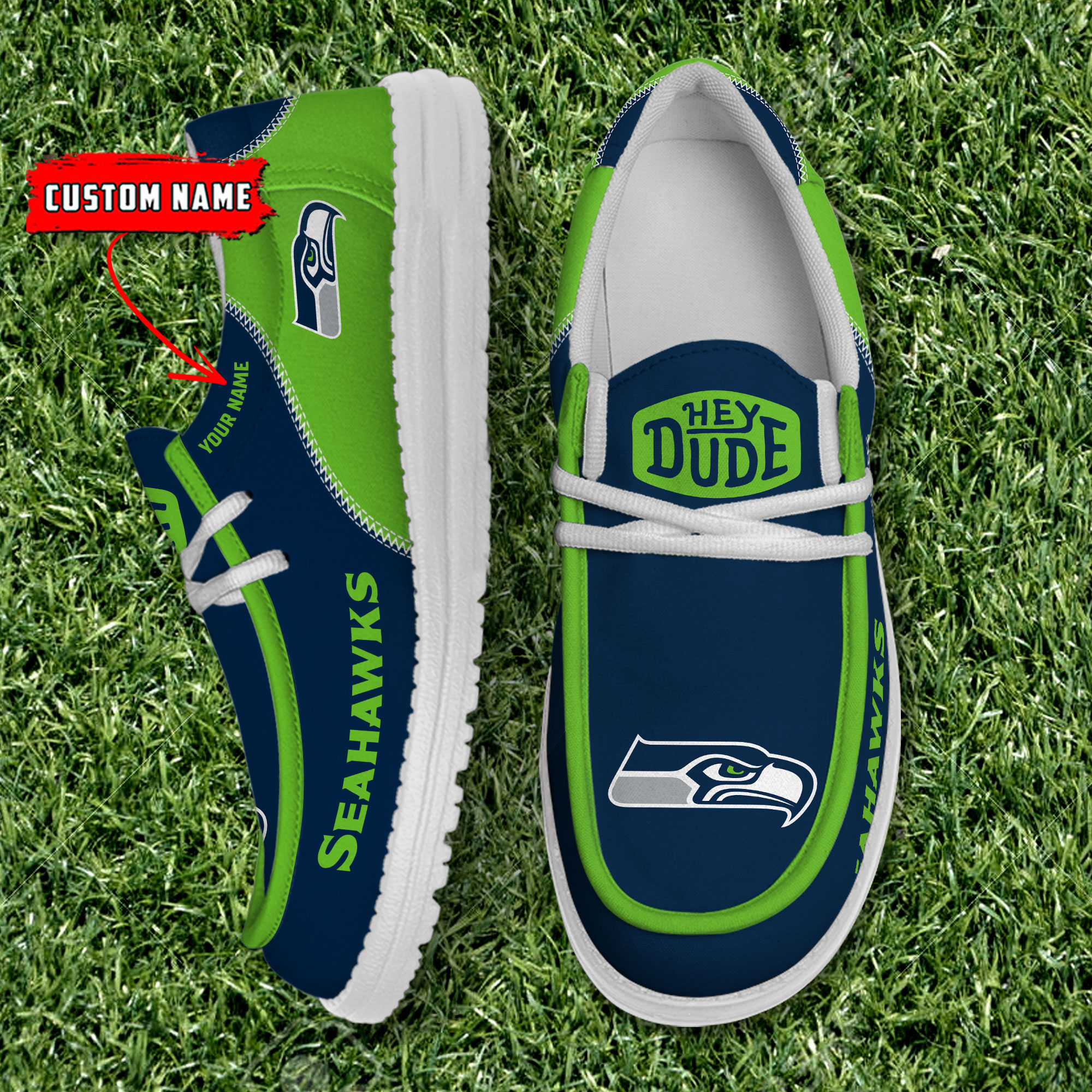 footwearelite seattle seahawks custom name hey dude shoes 8xdmm