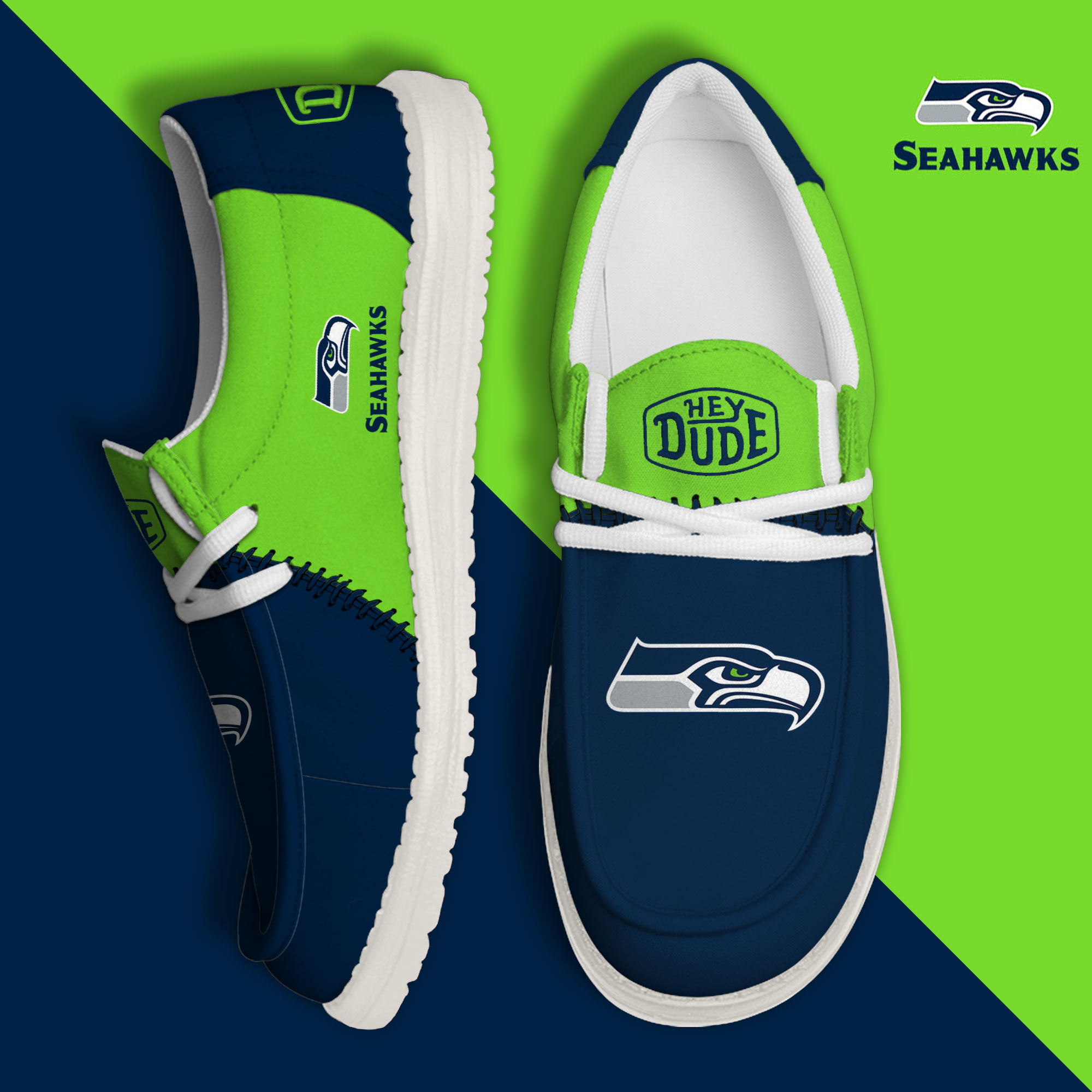 footwearelite seattle seahawks custom name hey dude shoes ls4na