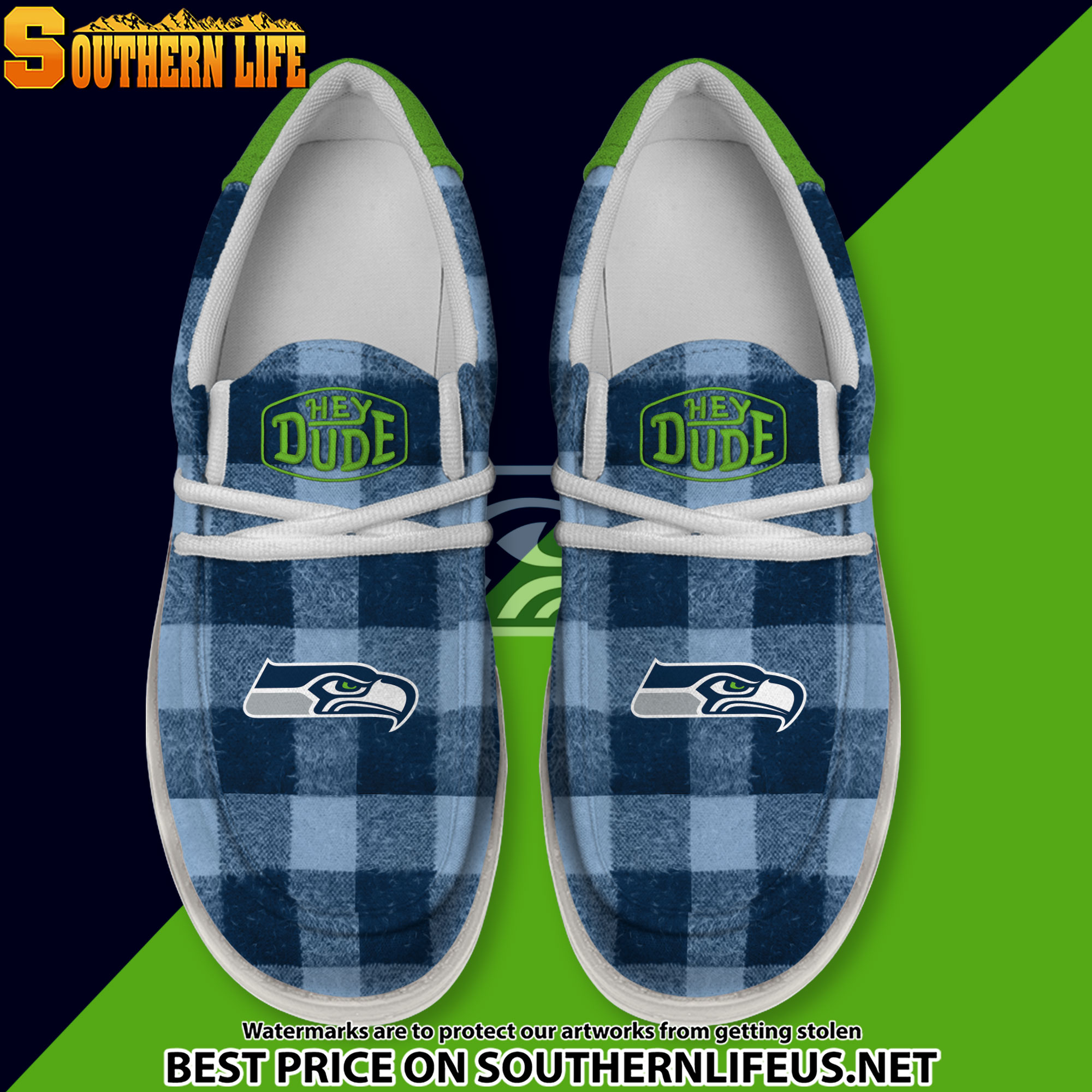 footwearelite seattle seahawks custom name hey dude shoes pvvvy