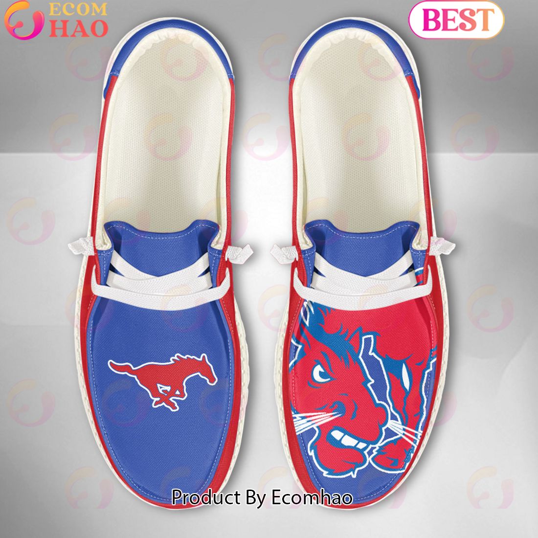 footwearelite smu mustangs custom name hey dude shoes 0jgx4