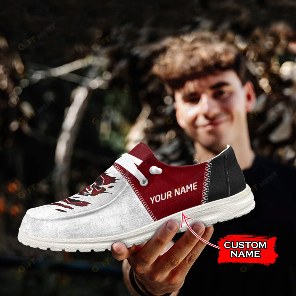 footwearelite south carolina gamecocks custom name hey dude shoes lc3co