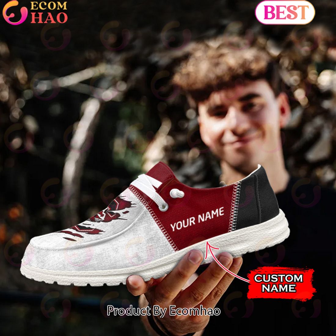 footwearelite south carolina gamecocks custom name hey dude shoes mtvlf