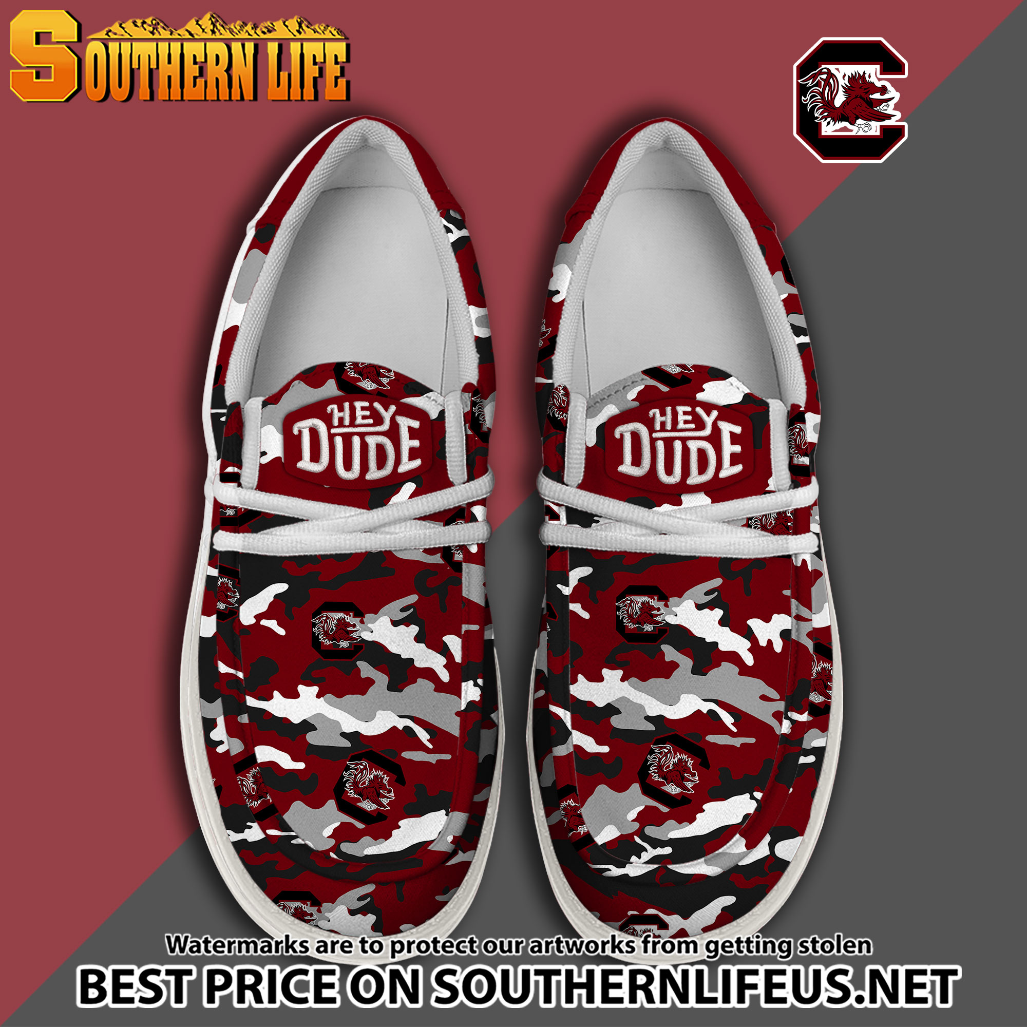 footwearelite south carolina gamecocks custom name hey dude shoes njaxc