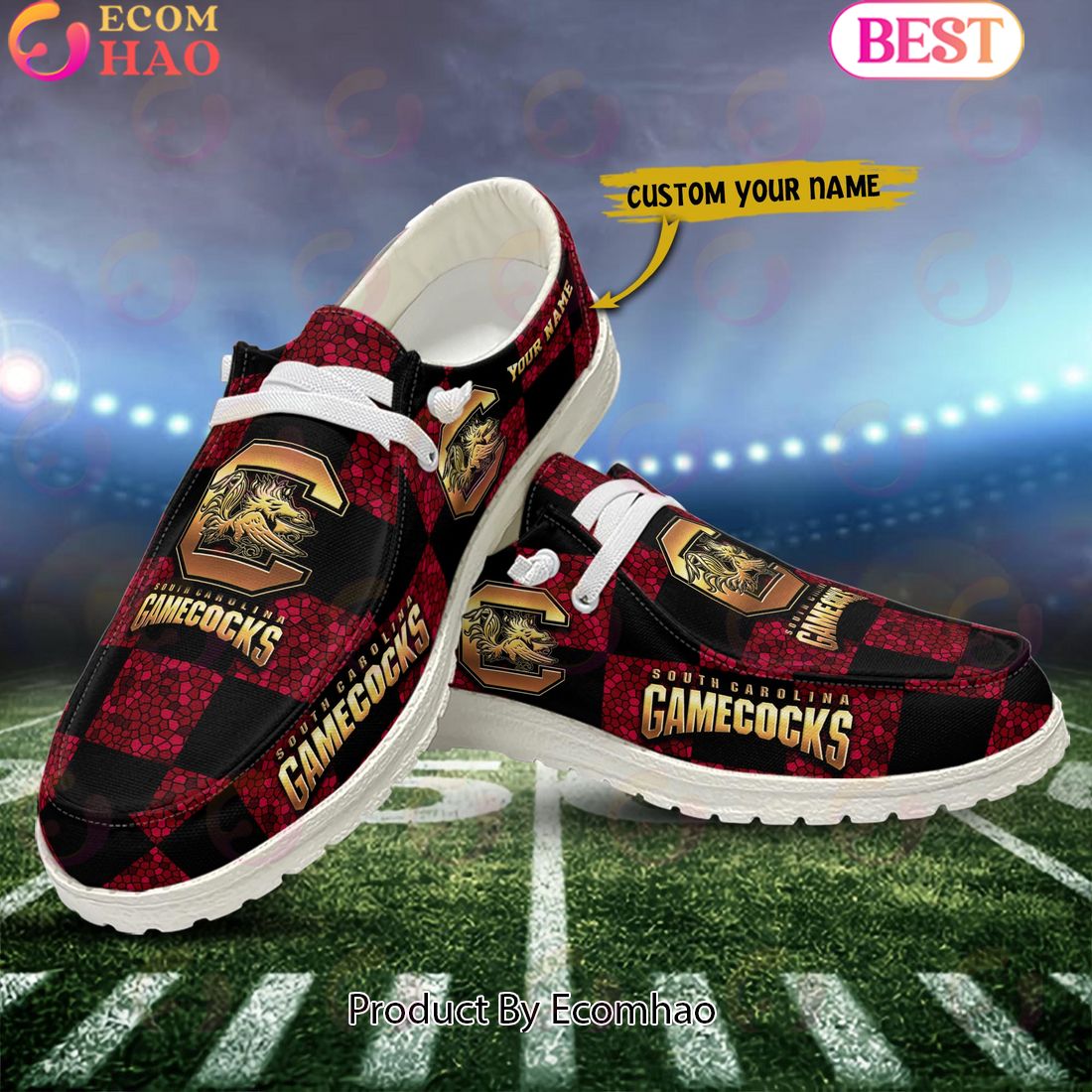 footwearelite south carolina gamecocks custom name hey dude shoes qal2c