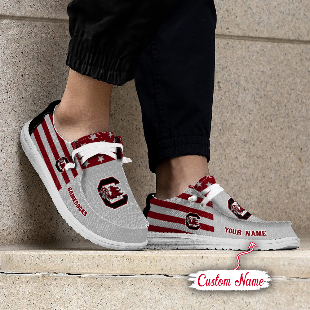 footwearelite south carolina gamecocks custom name hey dude shoes qsuo7