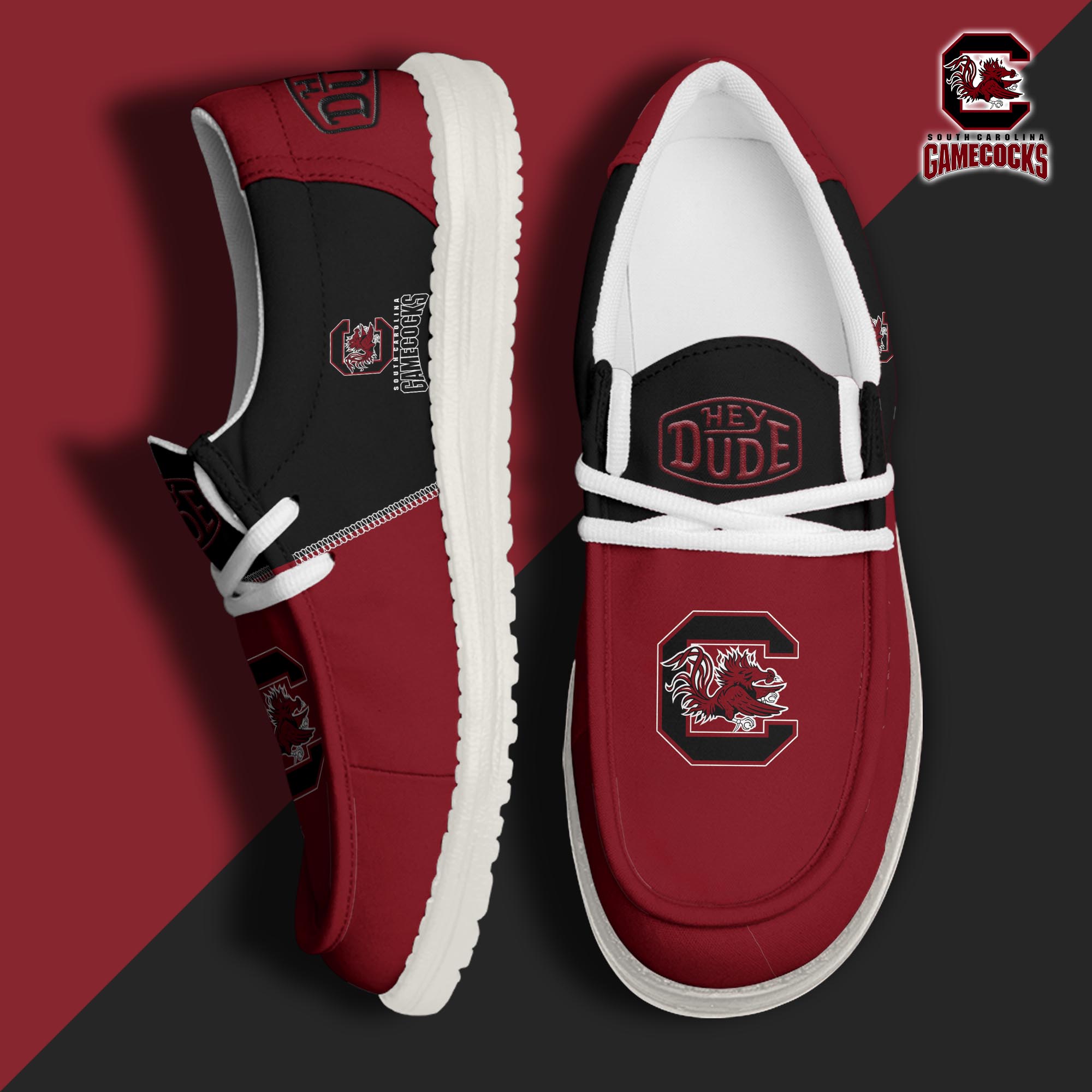 footwearelite south carolina gamecocks custom name hey dude shoes y2ypc