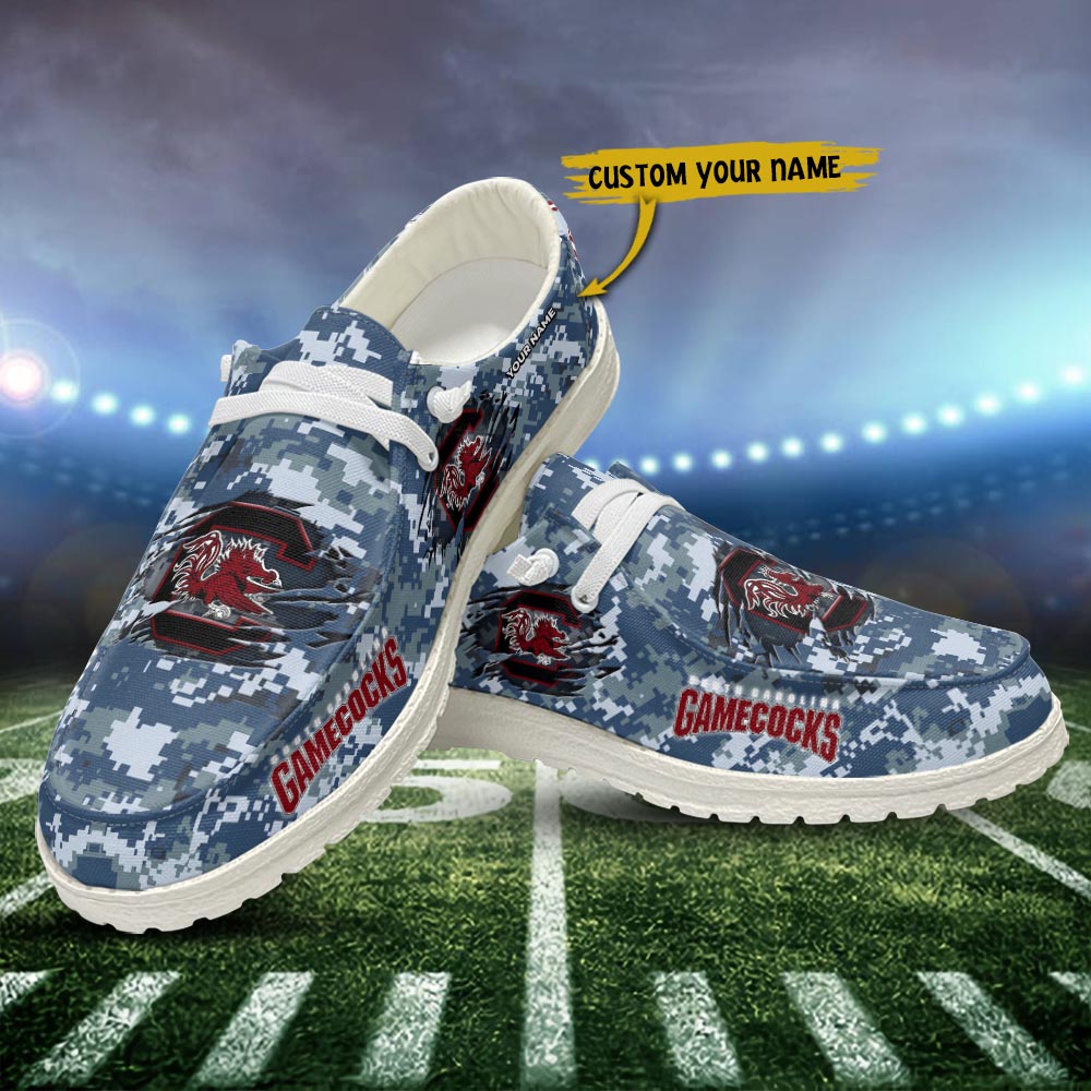 footwearelite south carolina gamecocks personalized hey dude sports shoes custom name design perfect gift for fans wjqsp