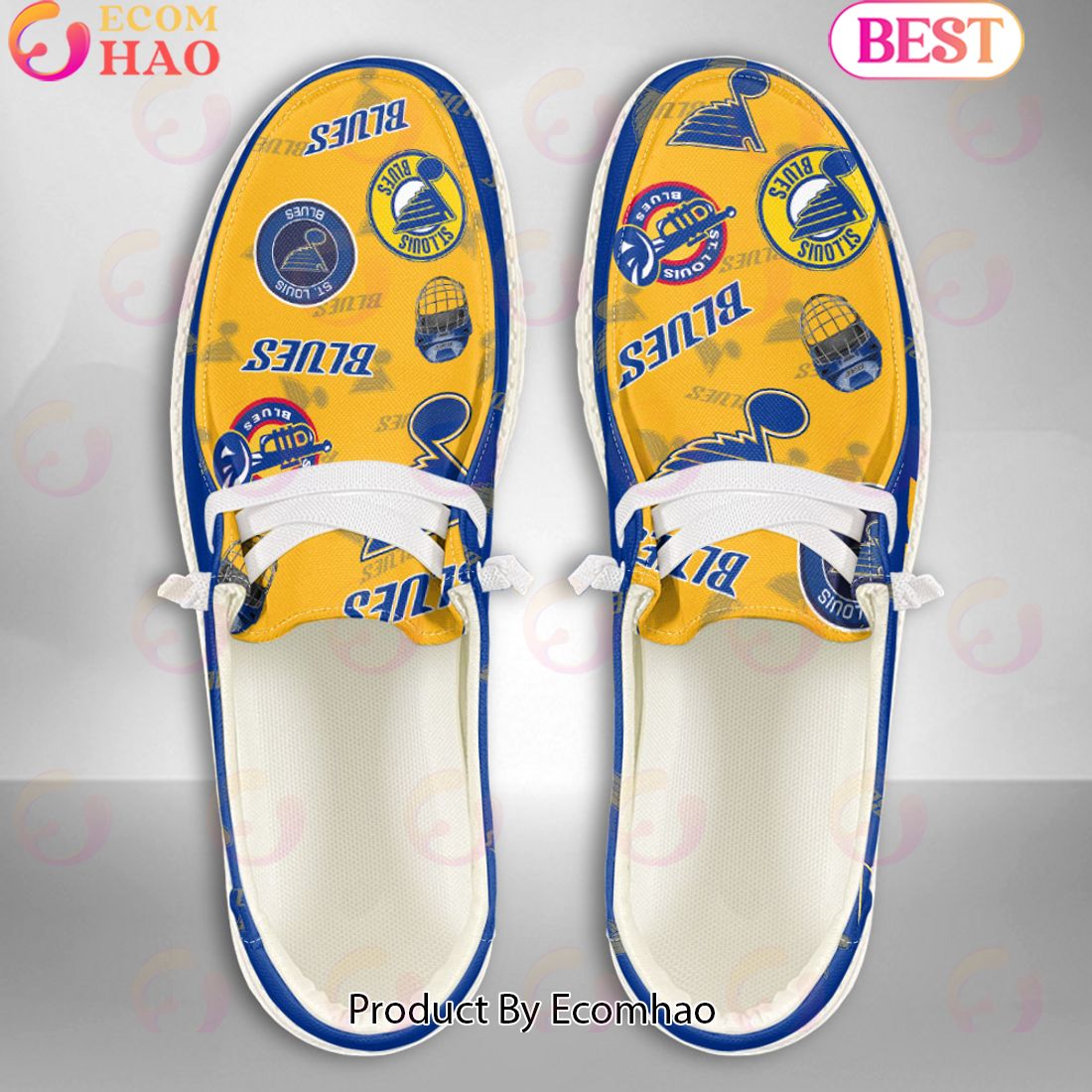 footwearelite st louis blues custom name hey dude shoes wjior