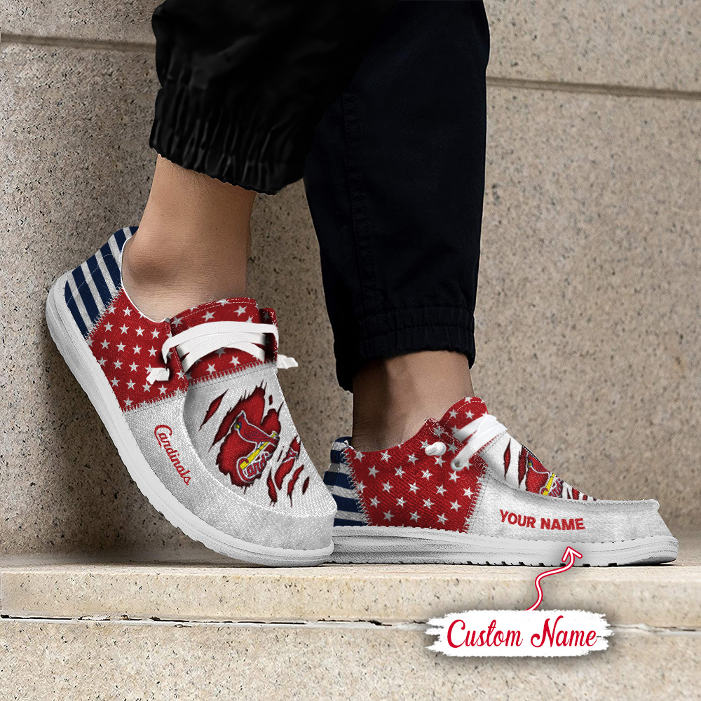 footwearelite st louis cardinals custom name hey dude shoes b9oux