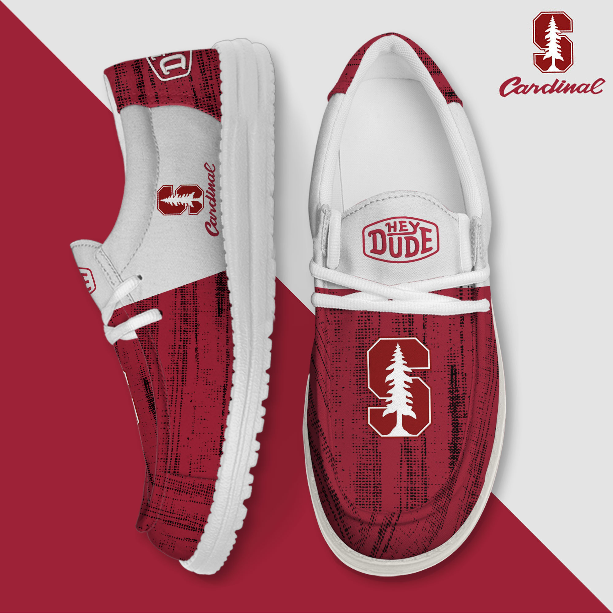 footwearelite stanford cardinal custom name hey dude shoes ihuxf