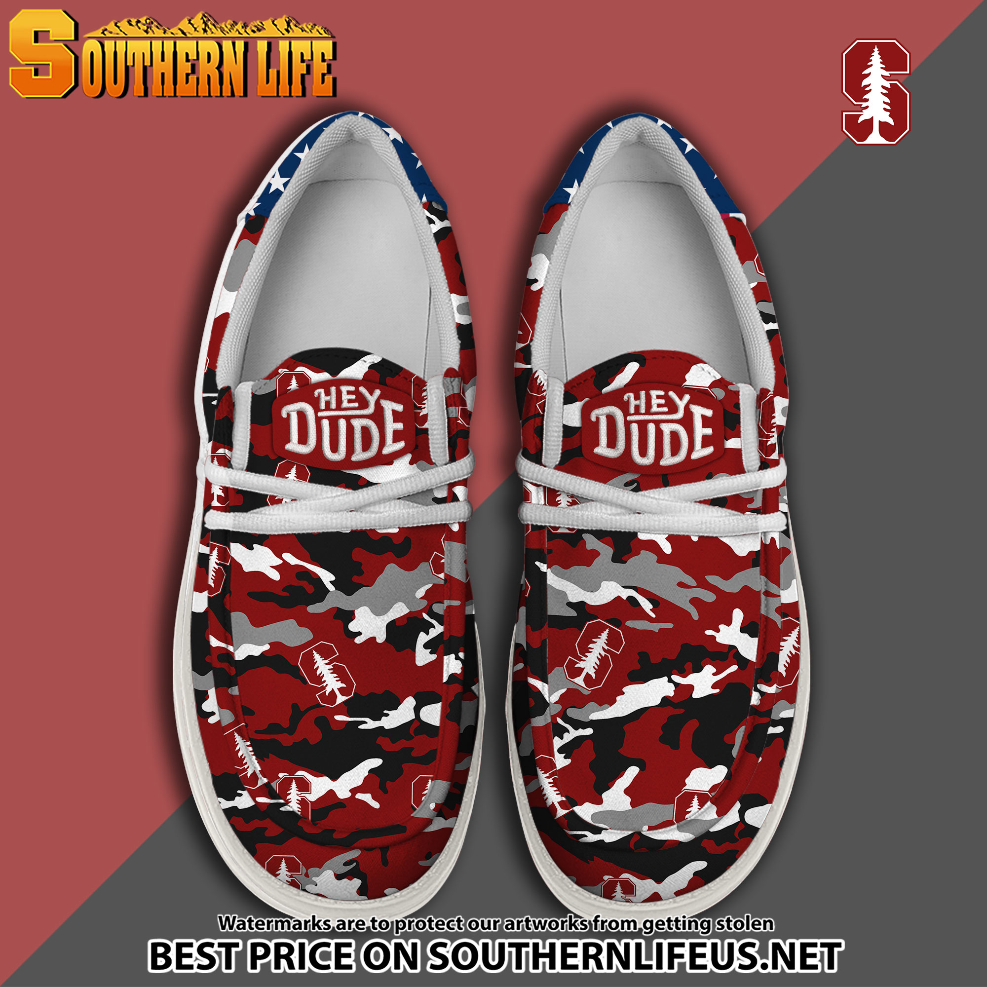 footwearelite stanford cardinal custom name hey dude shoes onf4e