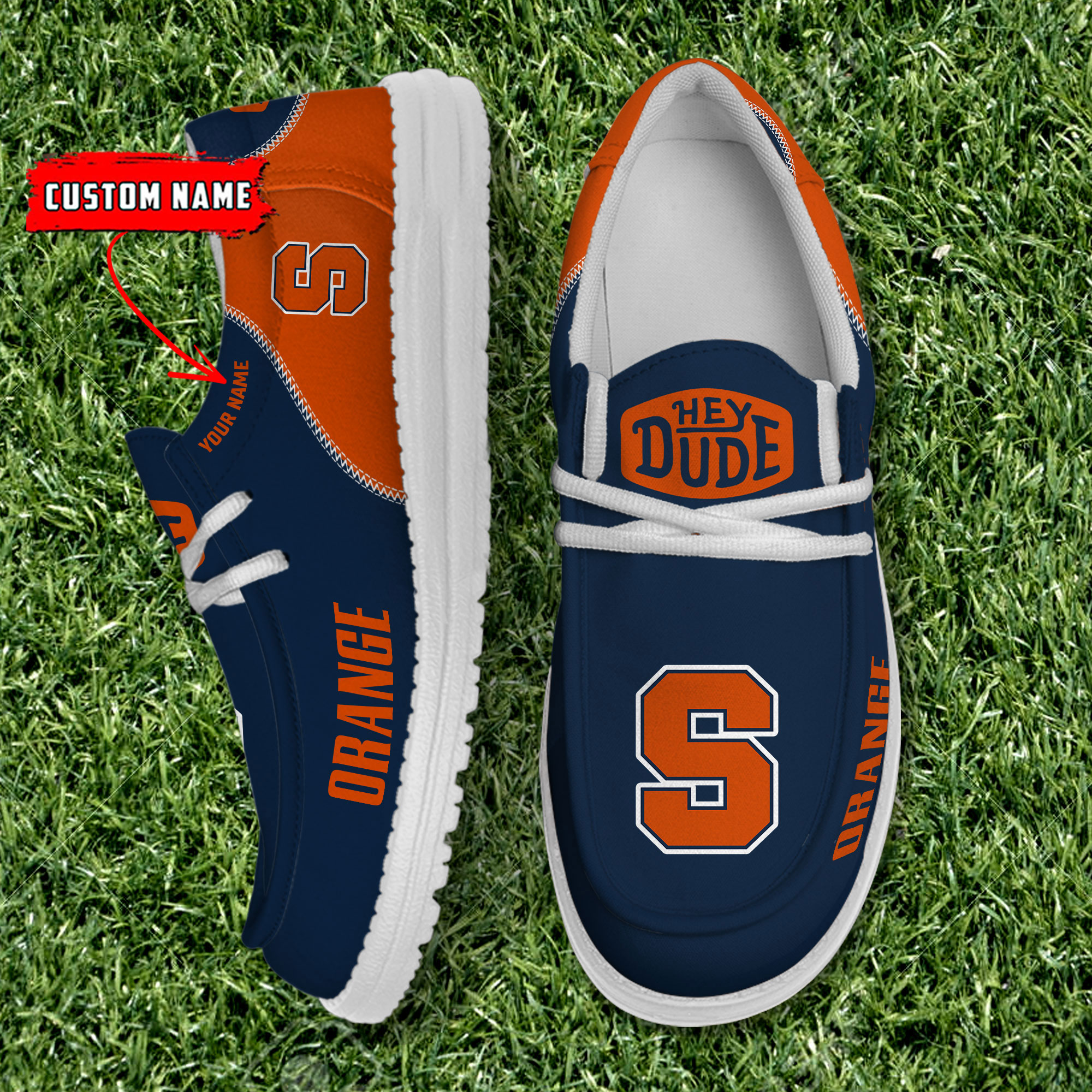 footwearelite syracuse orange custom name hey dude shoes vpsyu