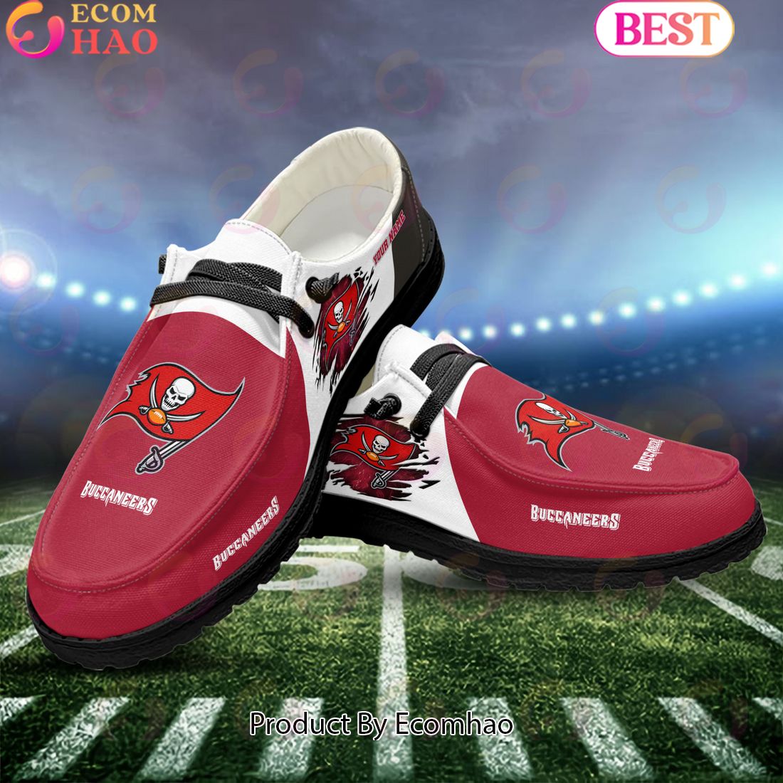 footwearelite tampa bay buccaneers custom name hey dude shoes 7zxiu