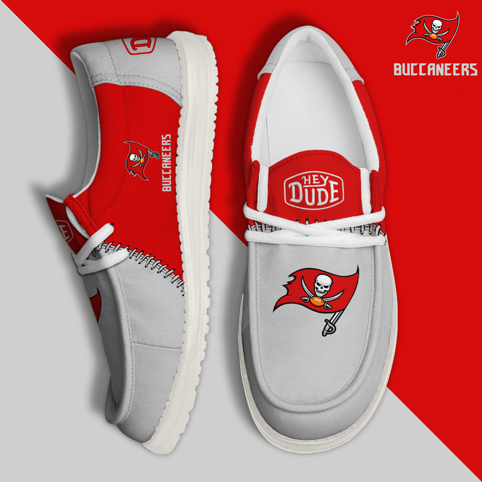 footwearelite tampa bay buccaneers custom name hey dude shoes hnoi1