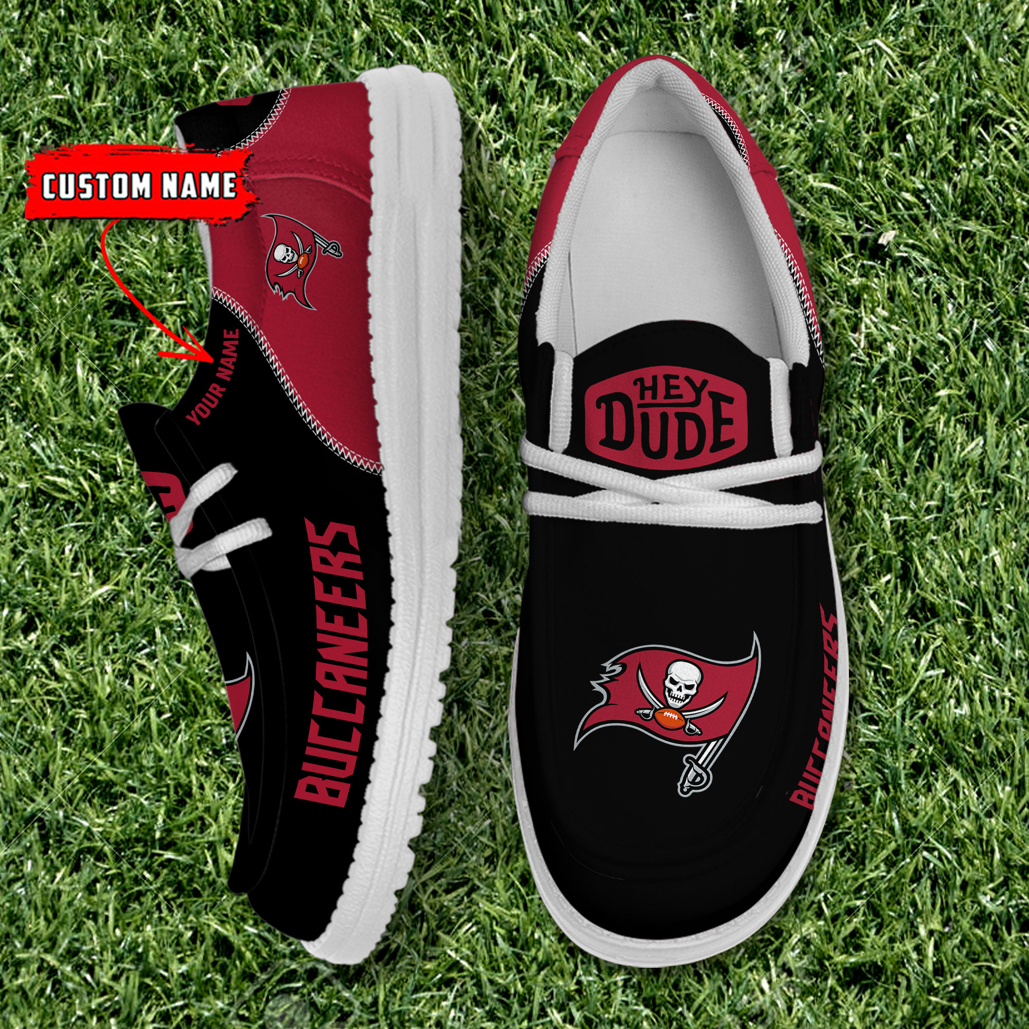 footwearelite tampa bay buccaneers custom name hey dude shoes kdy3h