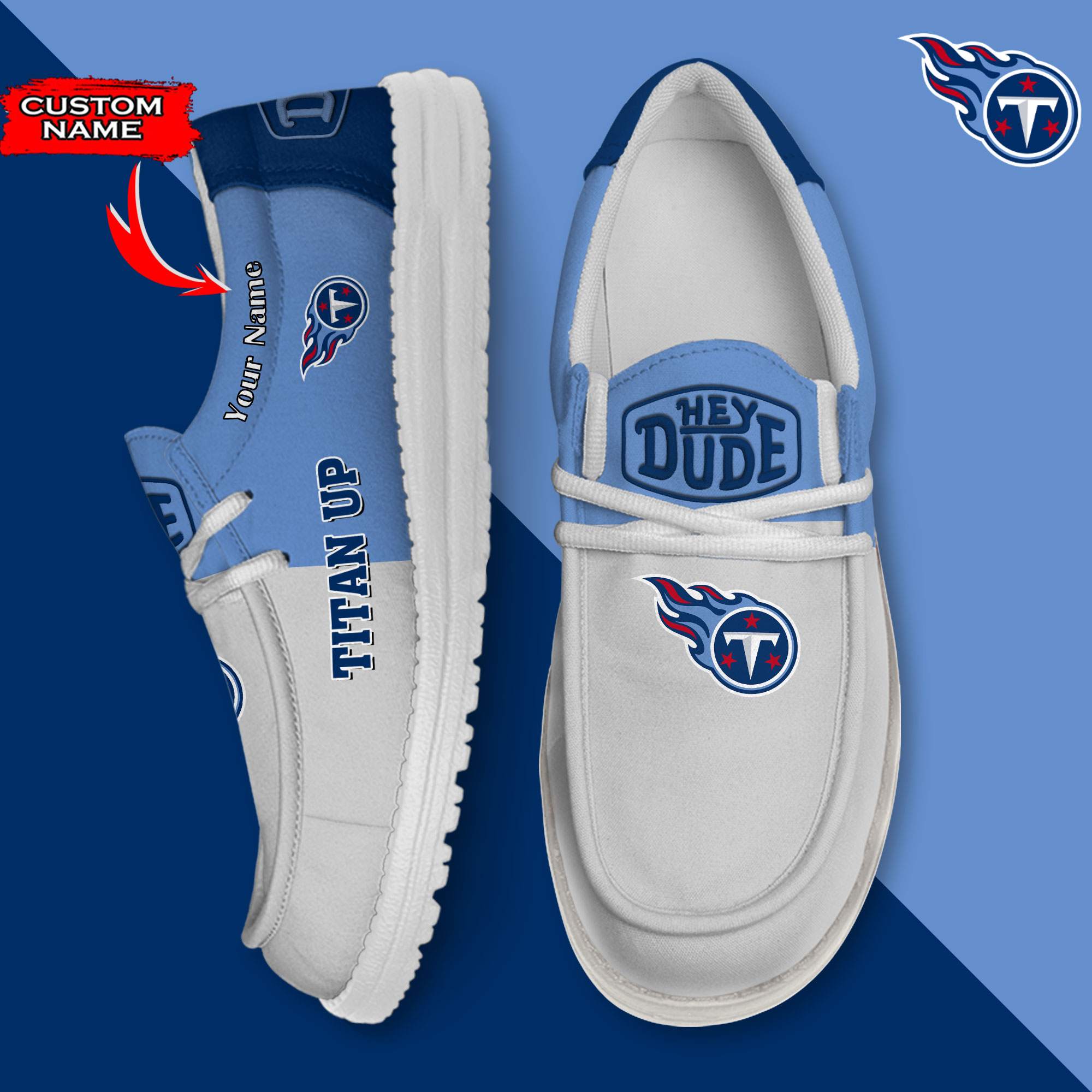 footwearelite tennessee titans custom name hey dude shoes dc9bz