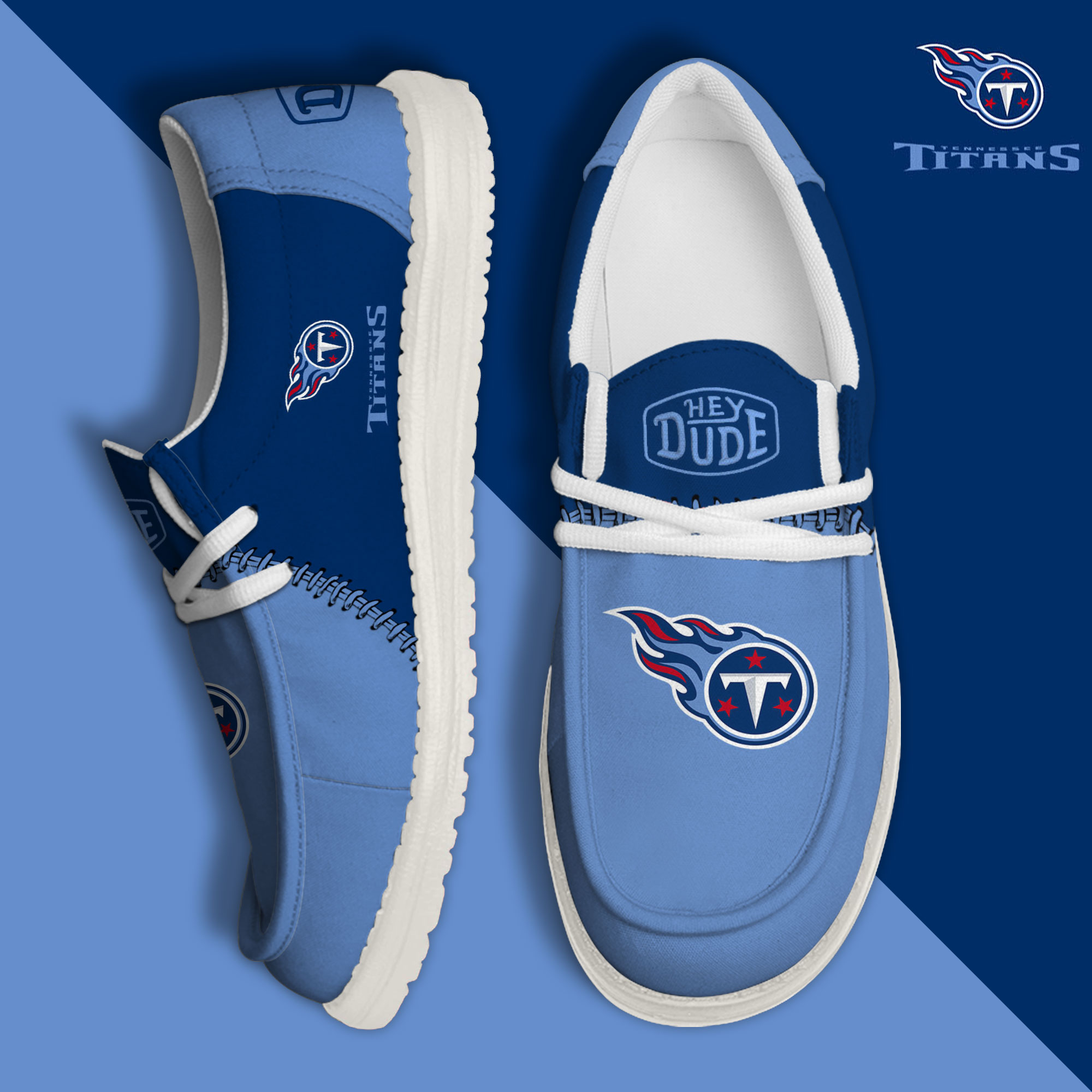 footwearelite tennessee titans custom name hey dude shoes dmsug