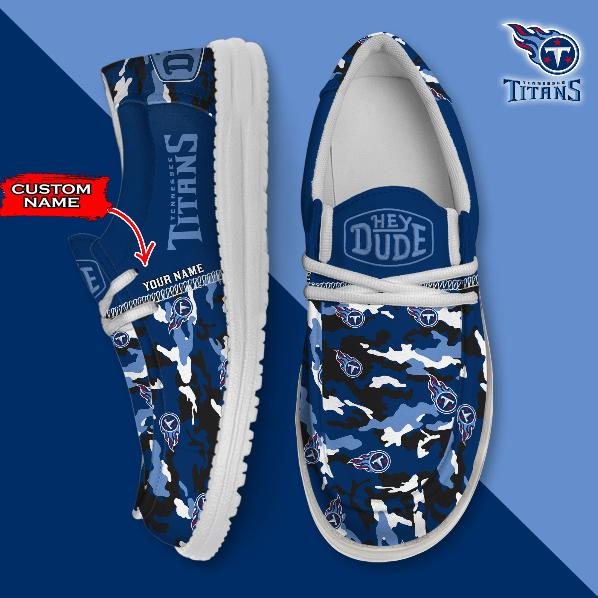 footwearelite tennessee titans custom name hey dude shoes rubln