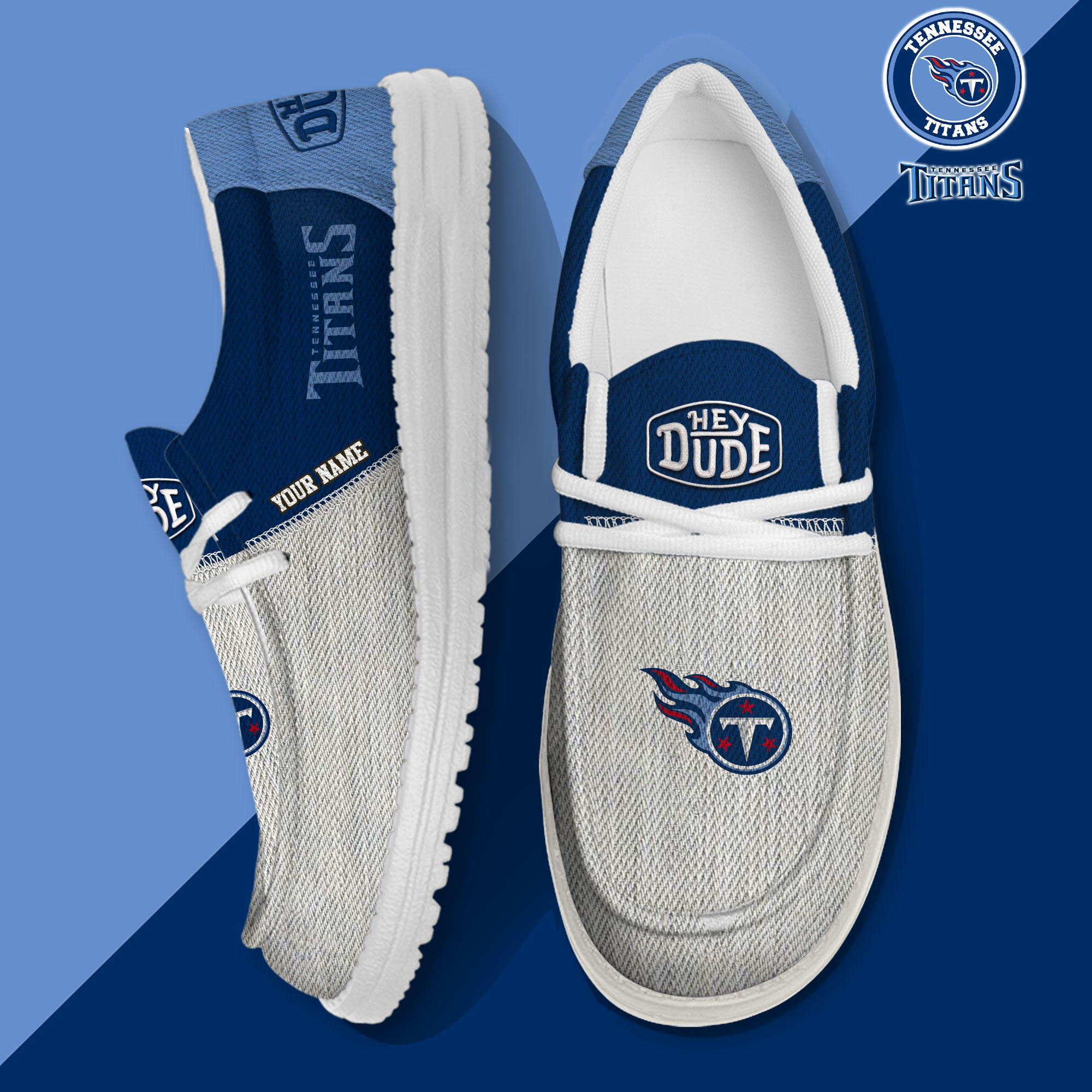 footwearelite tennessee titans custom name hey dude shoes tjrxk