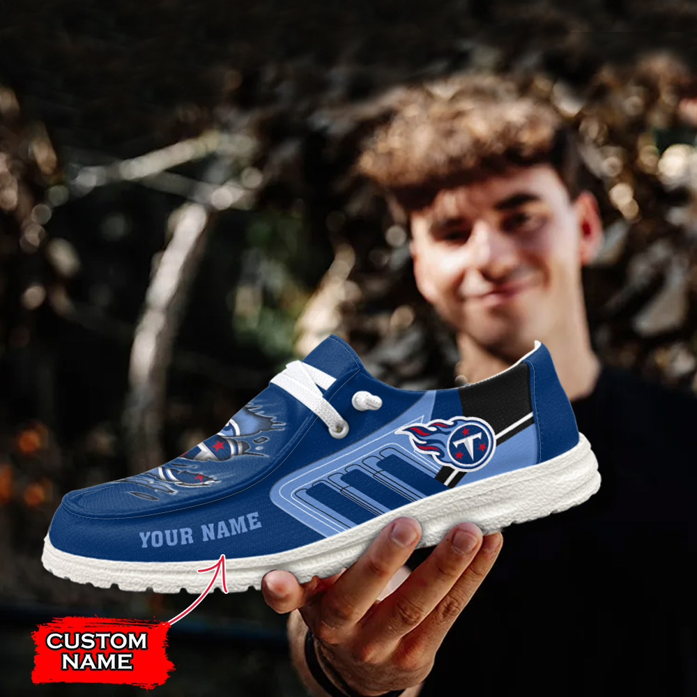 footwearelite tennessee titans custom name hey dude shoes ysrq9