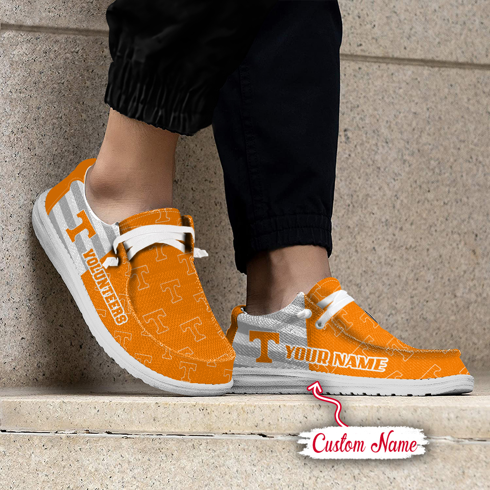 footwearelite tennessee volunteers custom name hey dude shoes 6k4b3