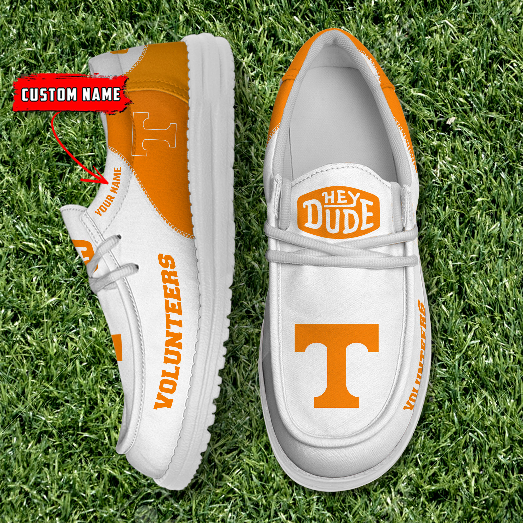 footwearelite tennessee volunteers custom name hey dude shoes bikhm