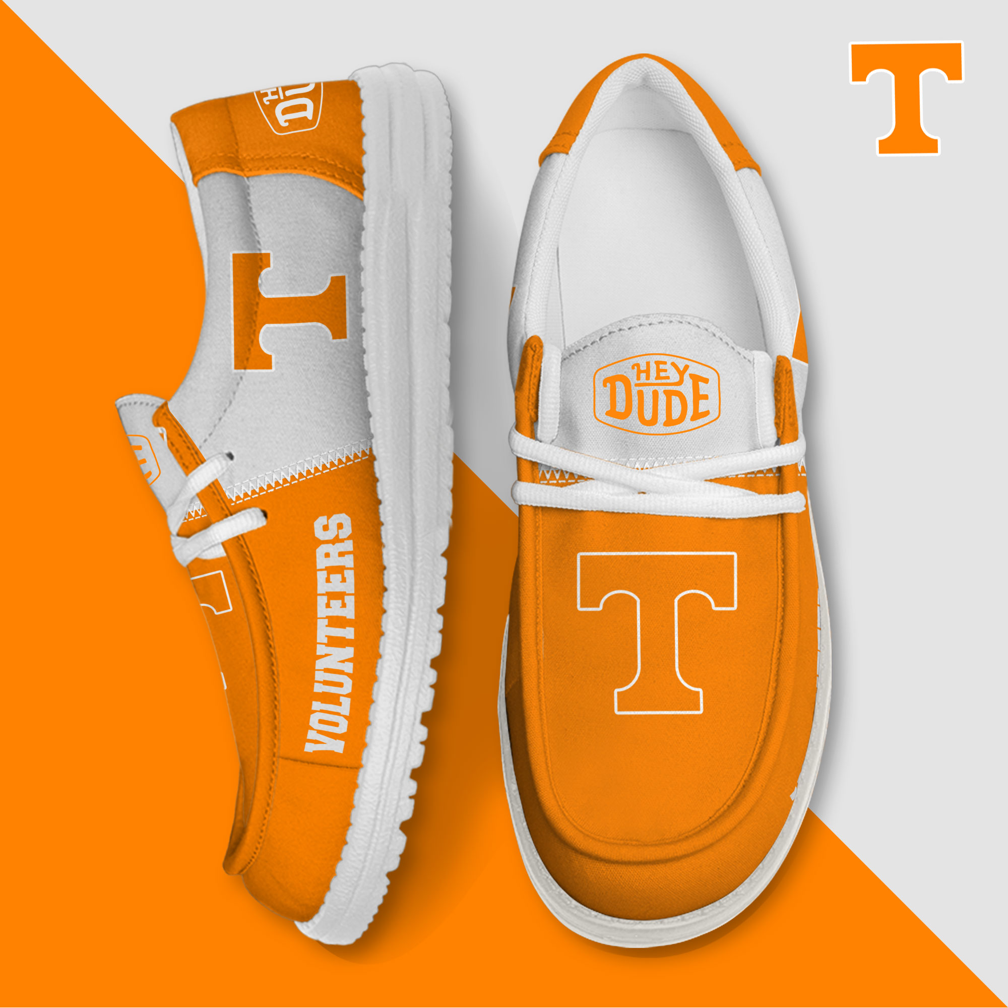 footwearelite tennessee volunteers custom name hey dude shoes il1od