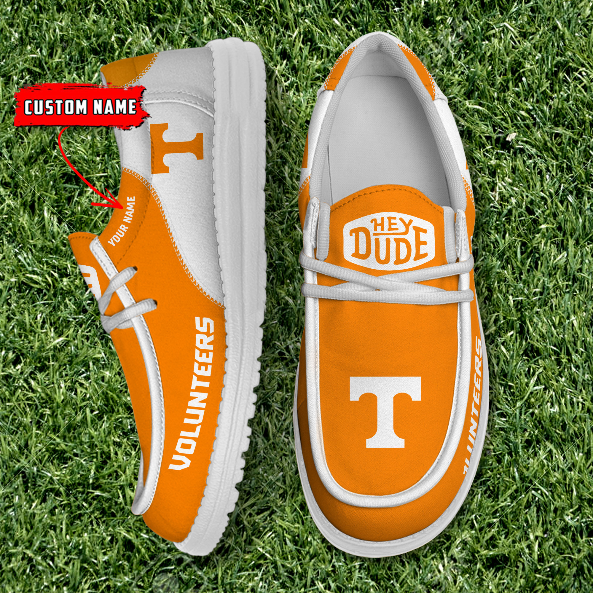 footwearelite tennessee volunteers custom name hey dude shoes pt3di