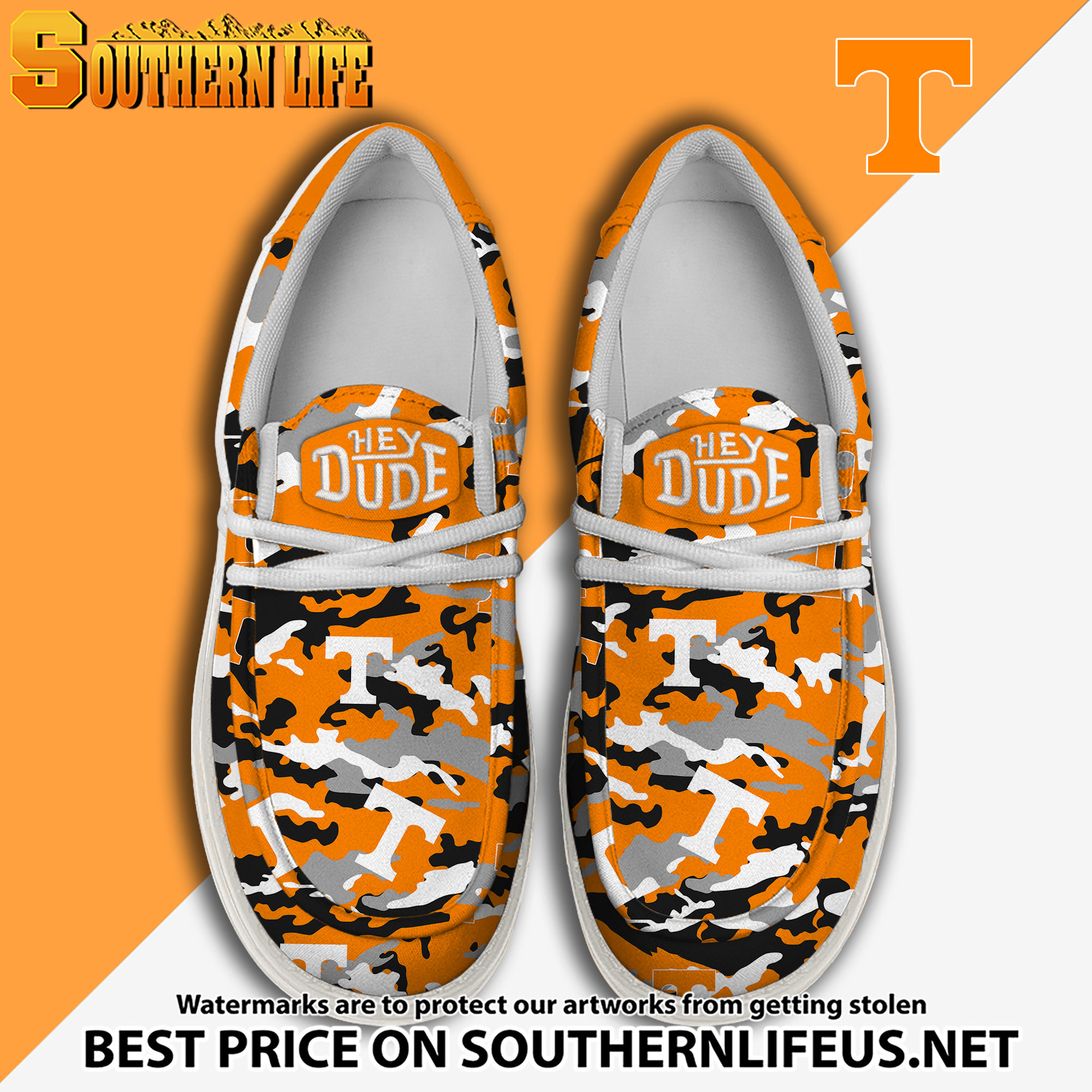 footwearelite tennessee volunteers custom name hey dude shoes srket