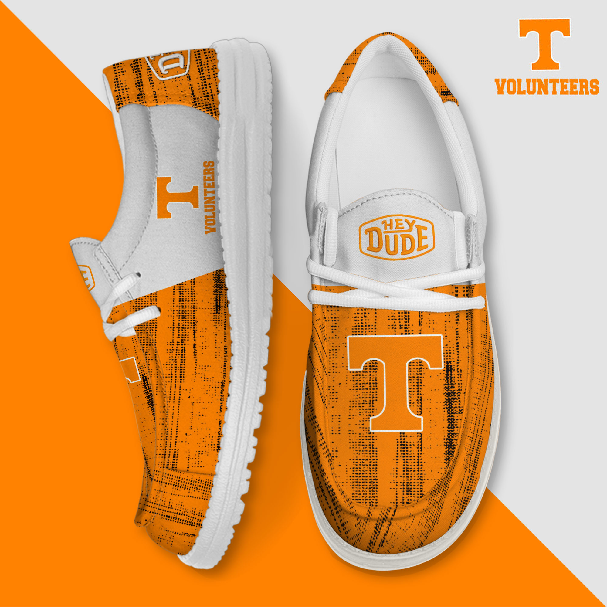 footwearelite tennessee volunteers custom name hey dude shoes yparc