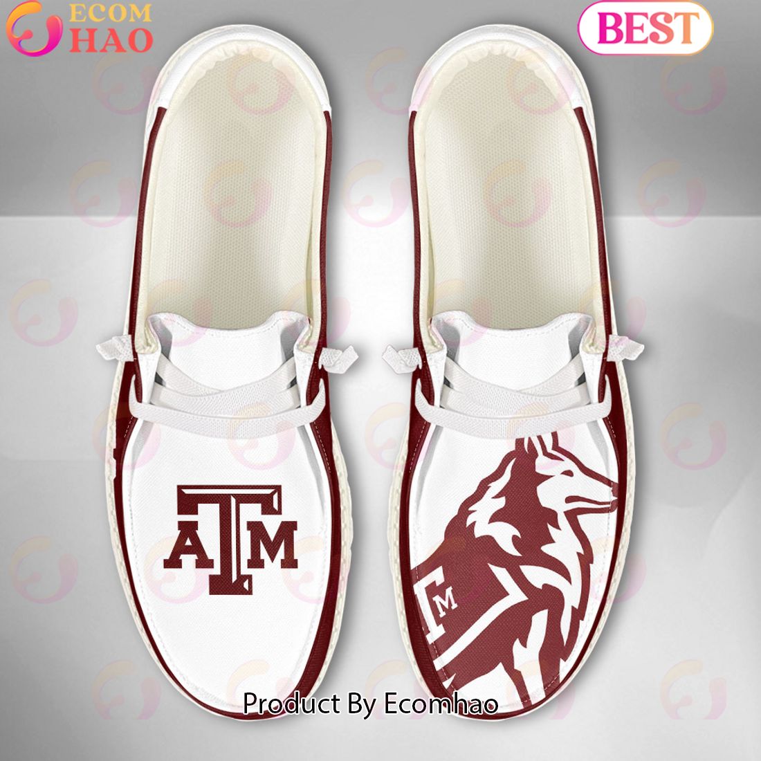 footwearelite texas am aggies custom name hey dude shoes 43rmo