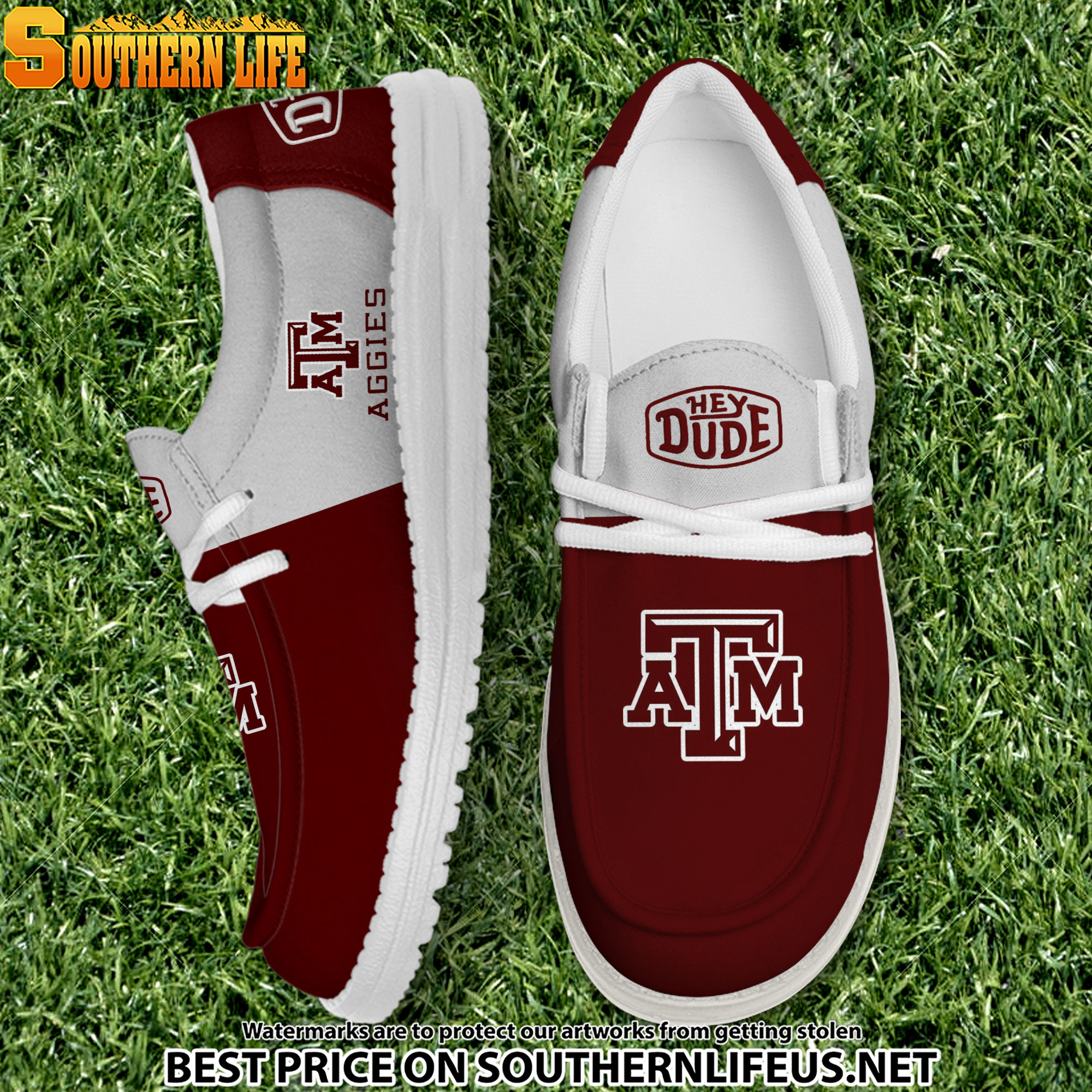 footwearelite texas am aggies custom name hey dude shoes ygptn