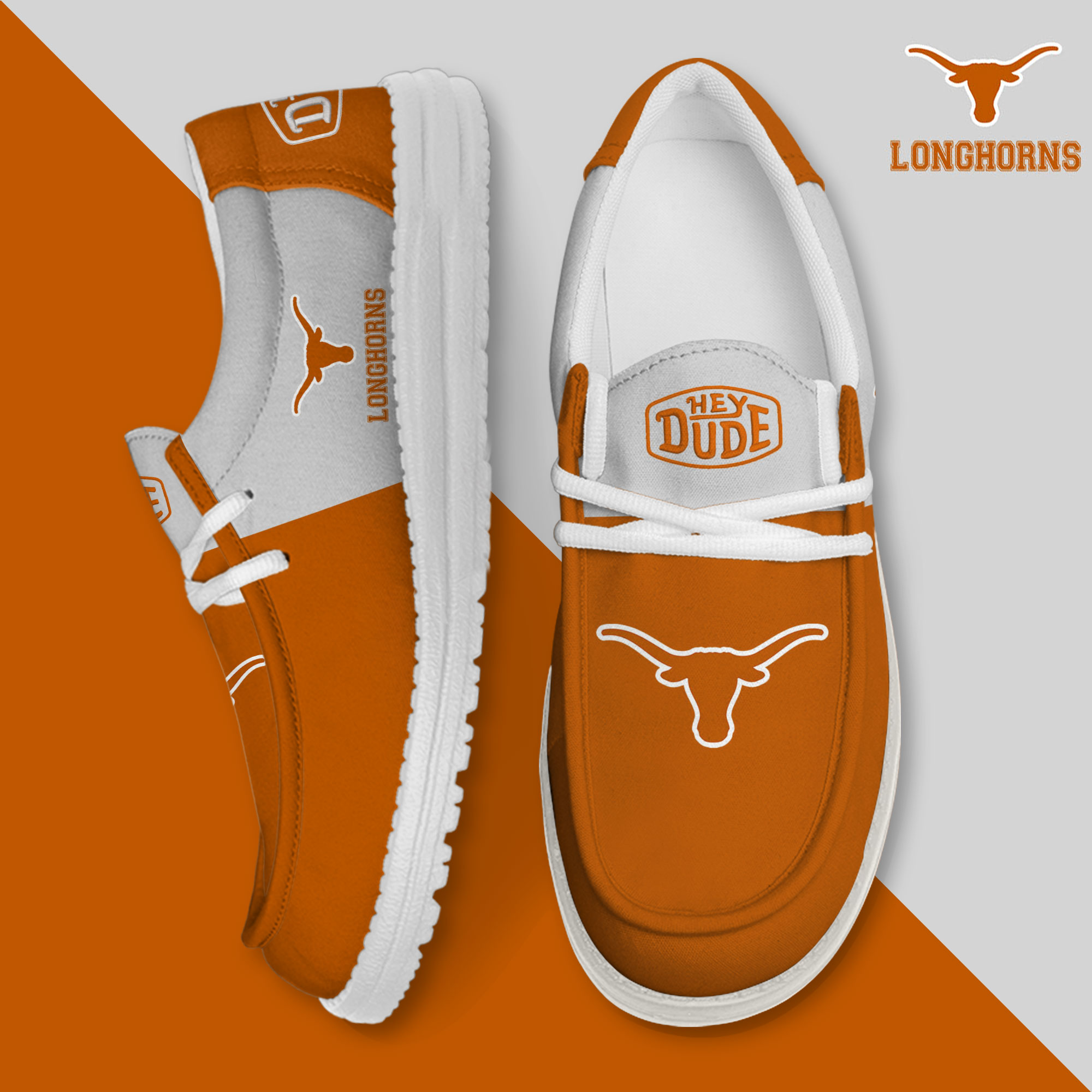 footwearelite texas longhorns custom name hey dude shoes aabuv