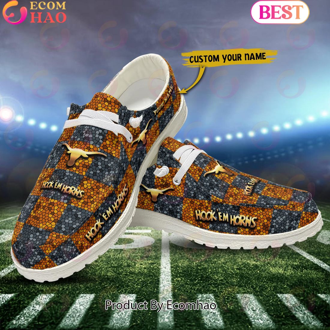 footwearelite texas longhorns custom name hey dude shoes nricr