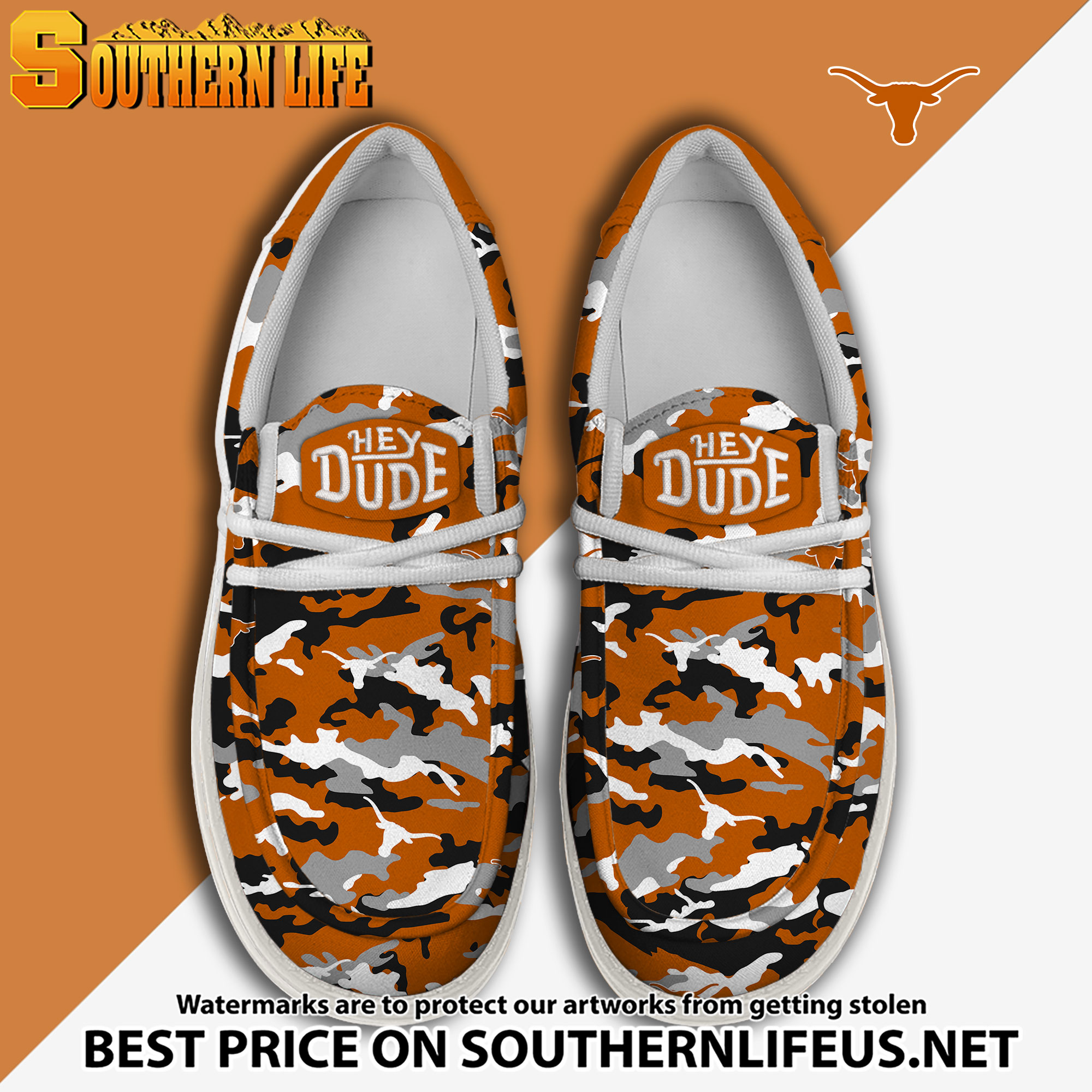 footwearelite texas longhorns custom name hey dude shoes poe78